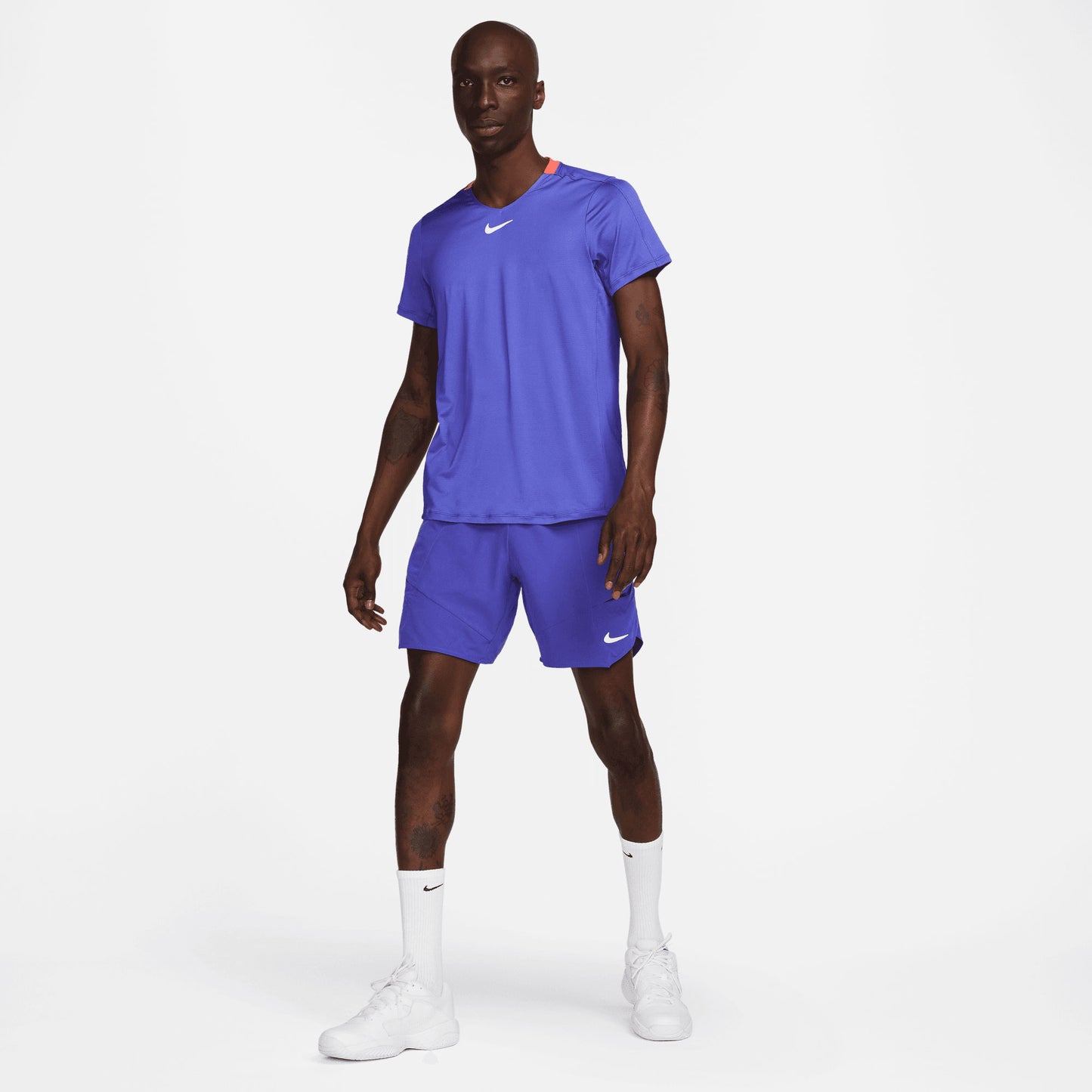 NikeCourt Dri-FIT Advantage Men's Tennis Shirt Blue (4)