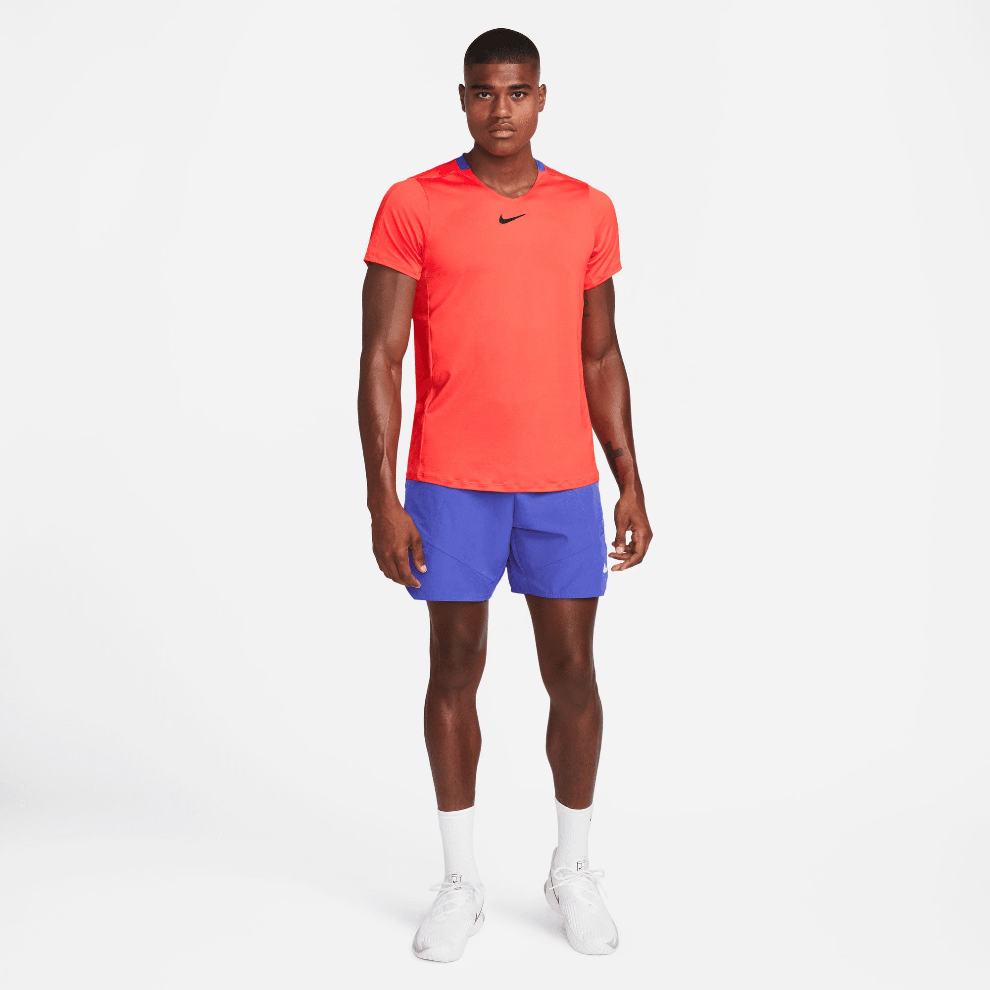 NikeCourt Dri-FIT Advantage Men's Tennis Shirt Red (4)