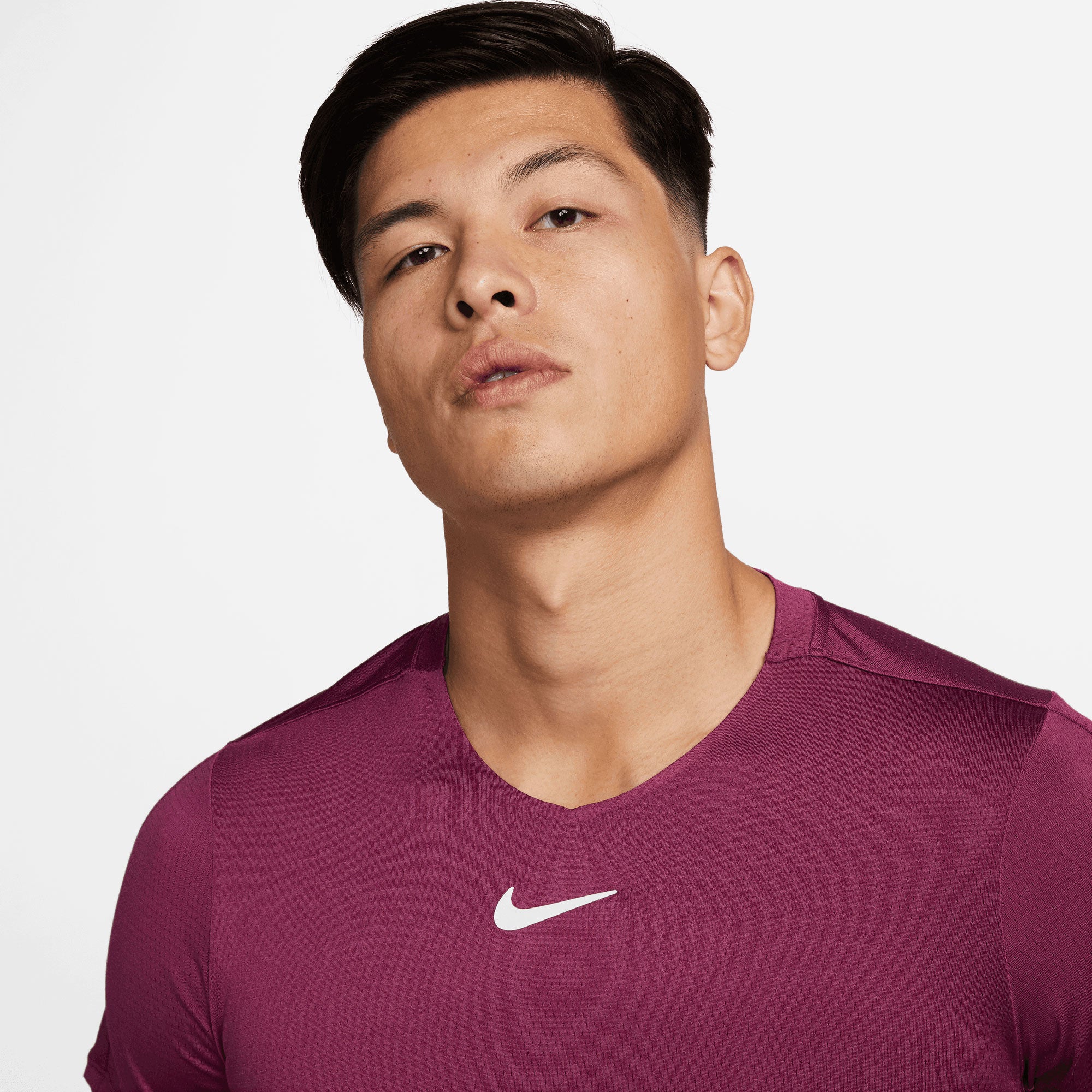 NikeCourt Dri-FIT Advantage Men's Tennis Shirt Red (3)