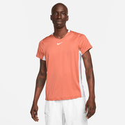 NikeCourt Dri-FIT Advantage Men's Tennis Shirt Orange (1)