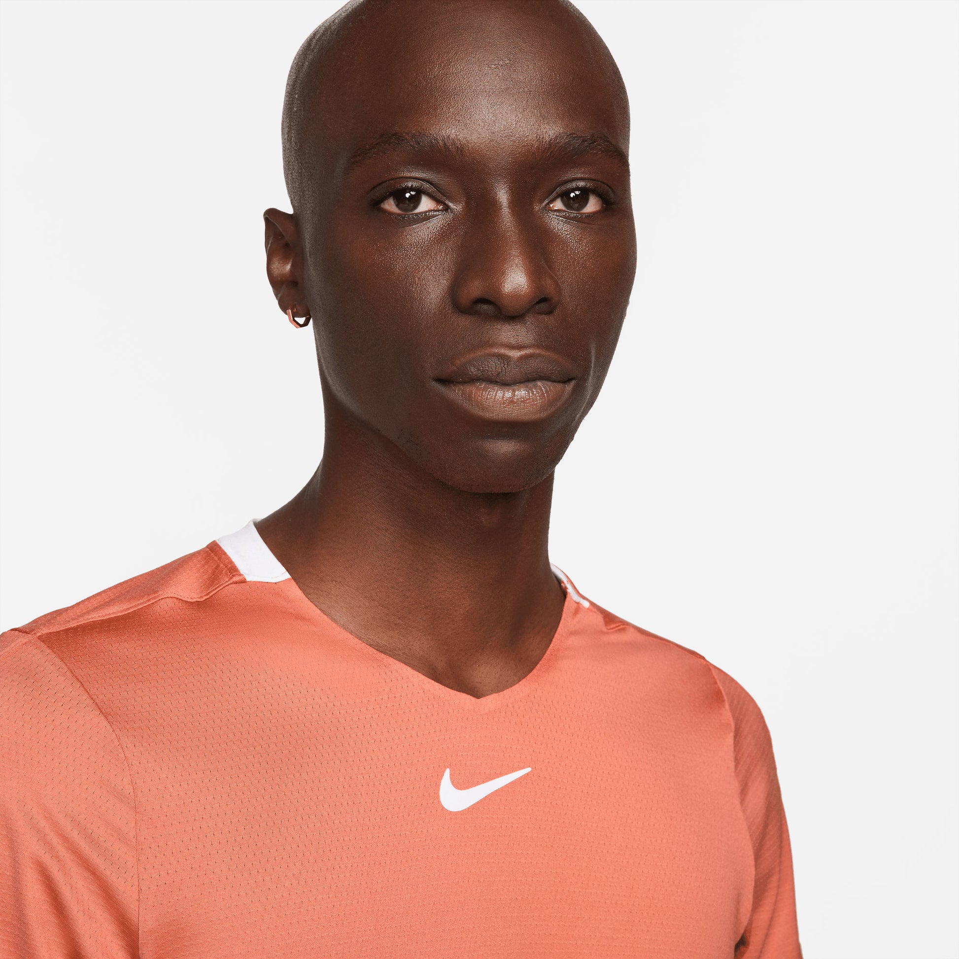 NikeCourt Dri-FIT Advantage Men's Tennis Shirt Orange (3)