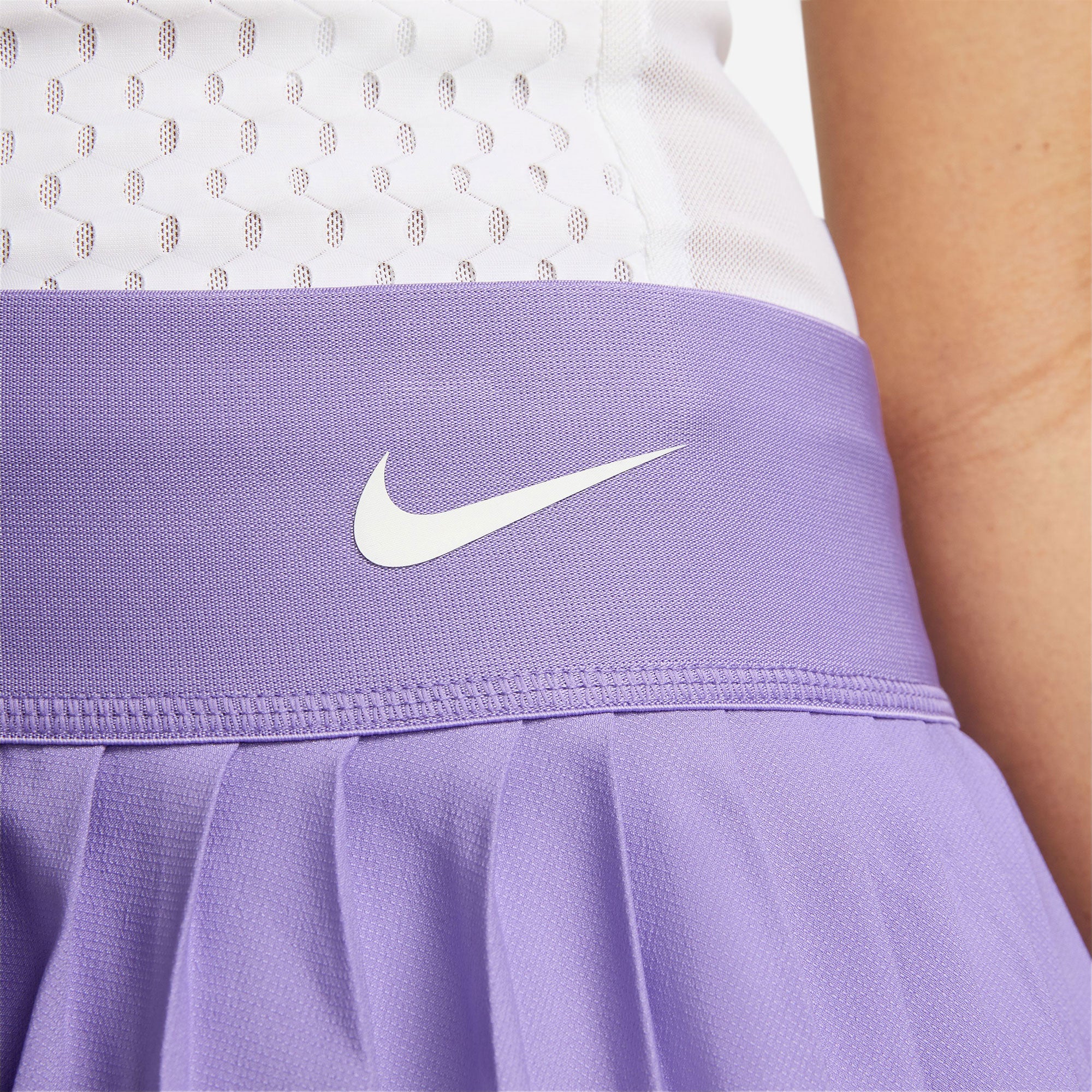 NikeCourt Dri-FIT Advantage Women's Pleated Tennis Skirt Purple (4)