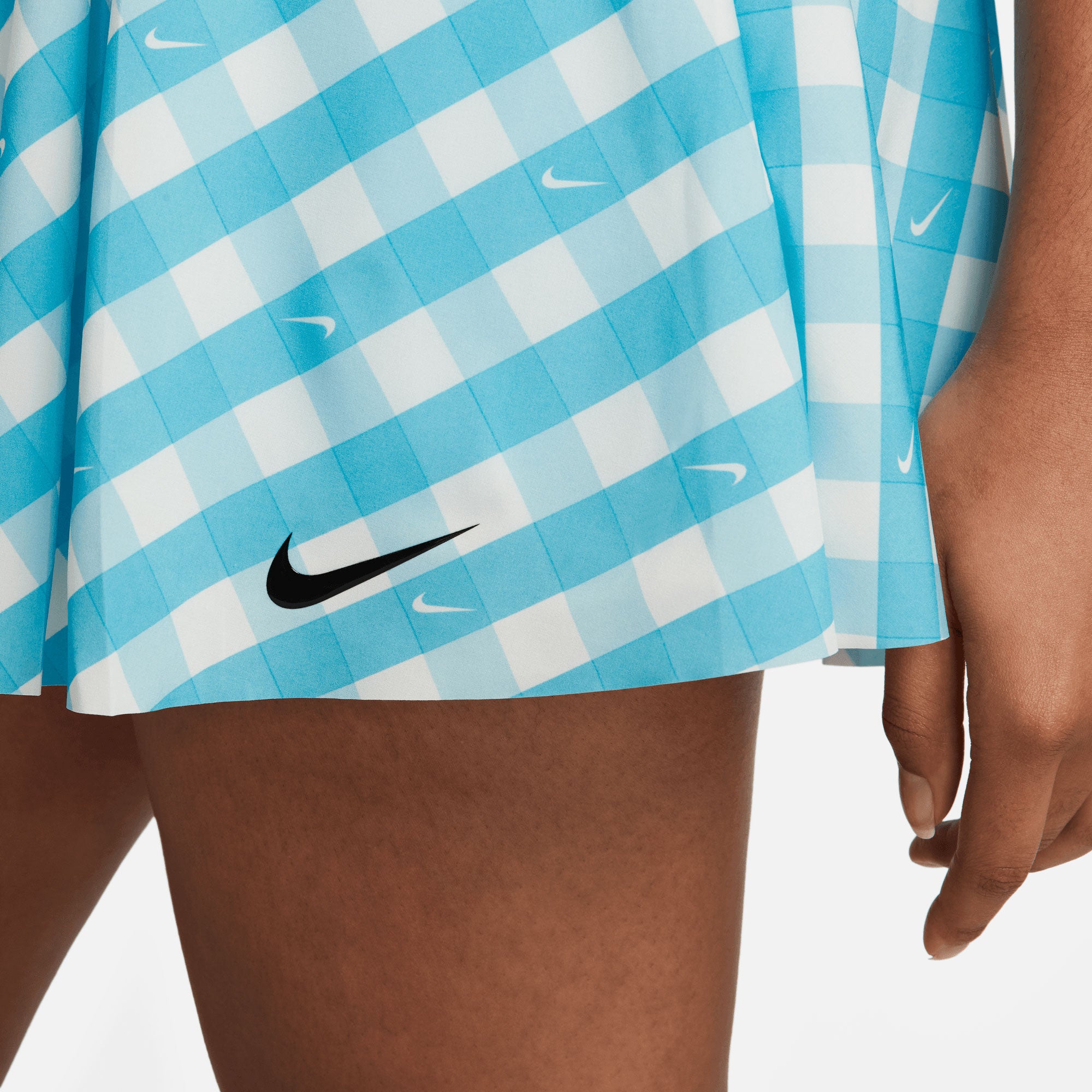 NikeCourt Dri-FIT Advantage Women's Regular Printed Tennis Skirt Blue (5)