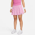 NikeCourt Dri-FIT Advantage Women's Regular Printed Tennis Skirt Pink (1)