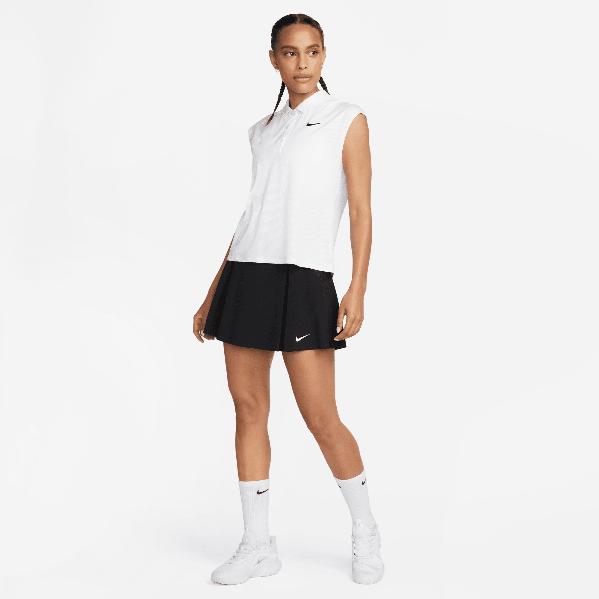 NikeCourt Dri-FIT Advantage Women's Regular Tennis Skirt Black (6)