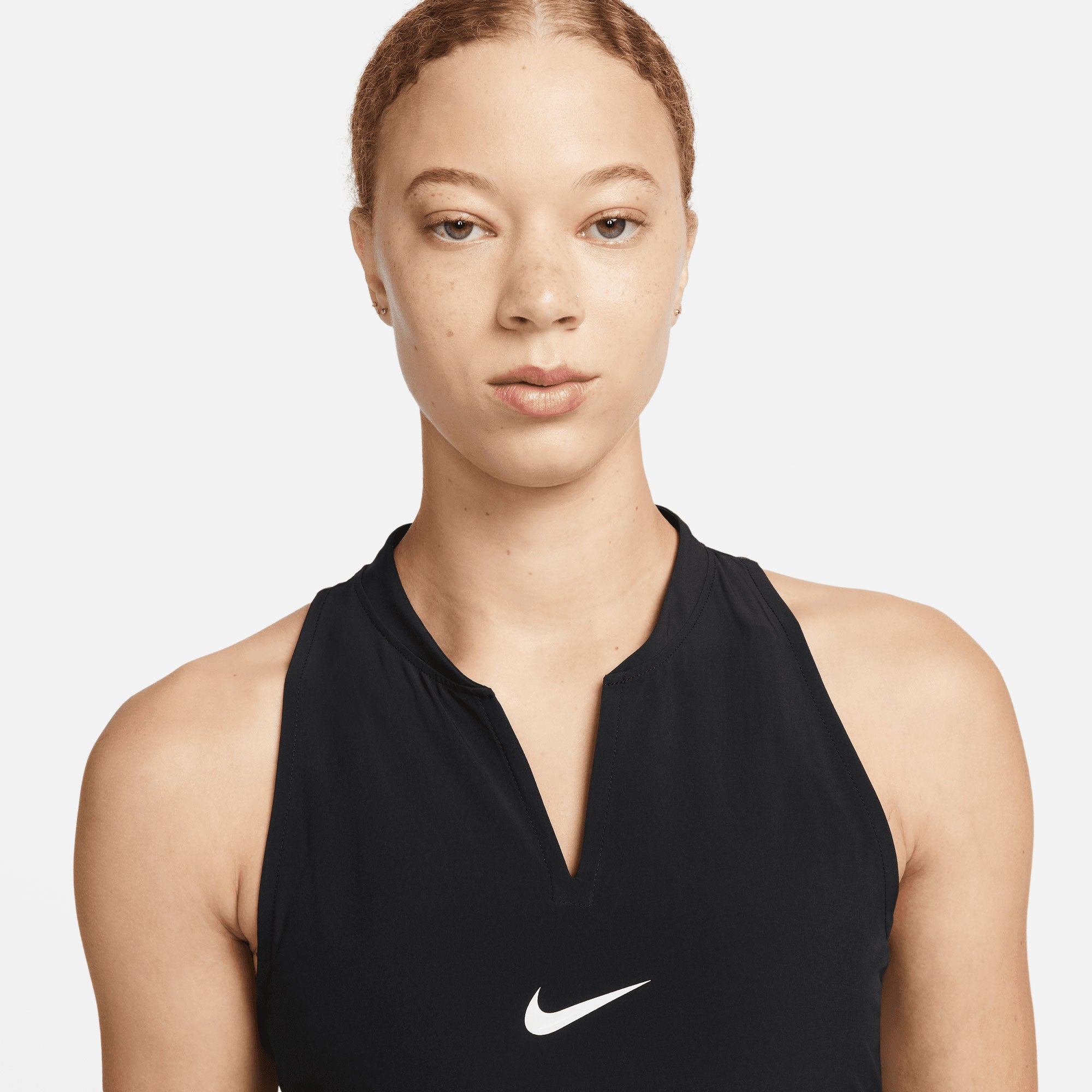 NikeCourt  Dri-FIT Advantage Women's Tennis Dress Black (3)