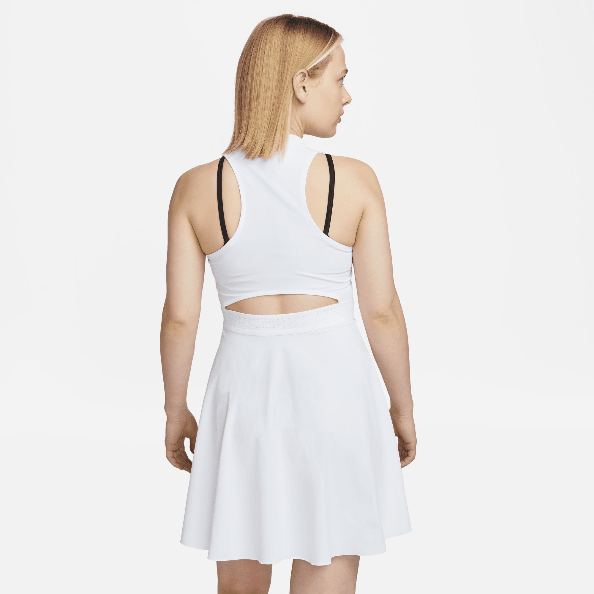 NikeCourt  Dri-FIT Advantage Women's Tennis Dress White (2)