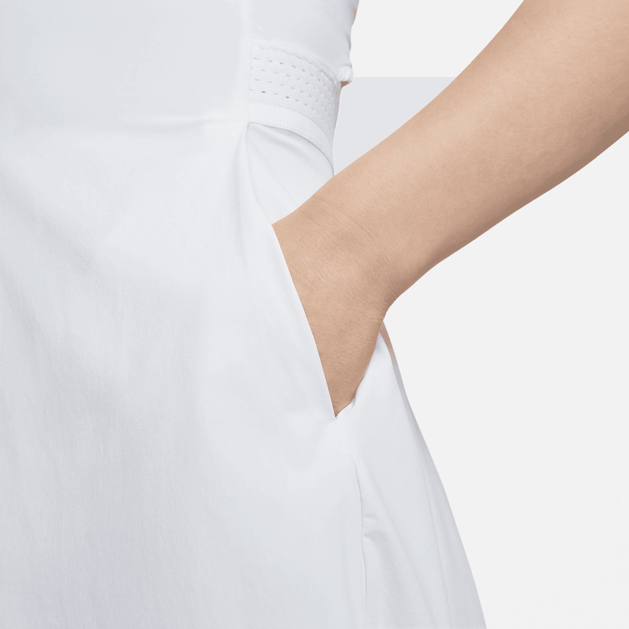 NikeCourt  Dri-FIT Advantage Women's Tennis Dress White (4)