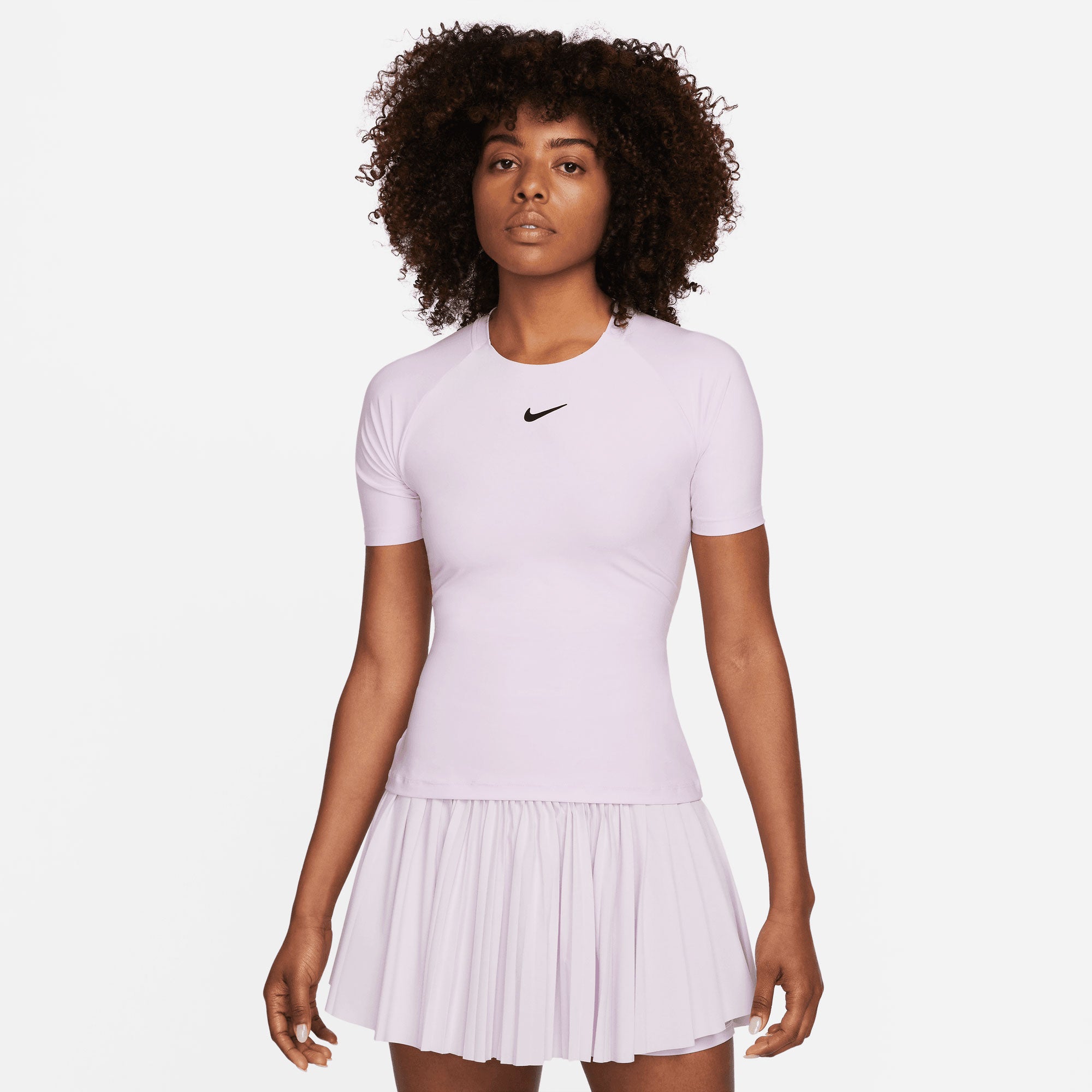 NikeCourt Dri-FIT Advantage Women's Tennis Shirt Purple (1)