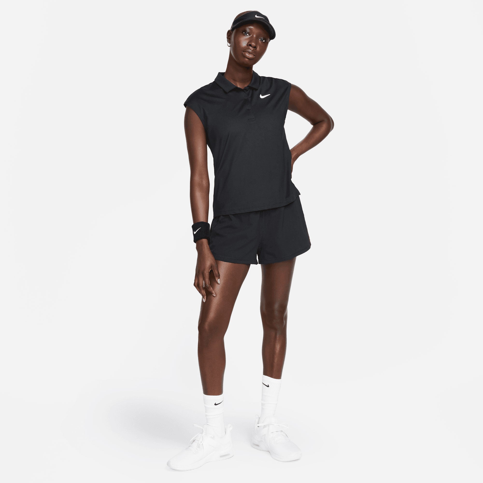NikeCourt Dri-FIT Advantage Women's Tennis Shorts Black (5)