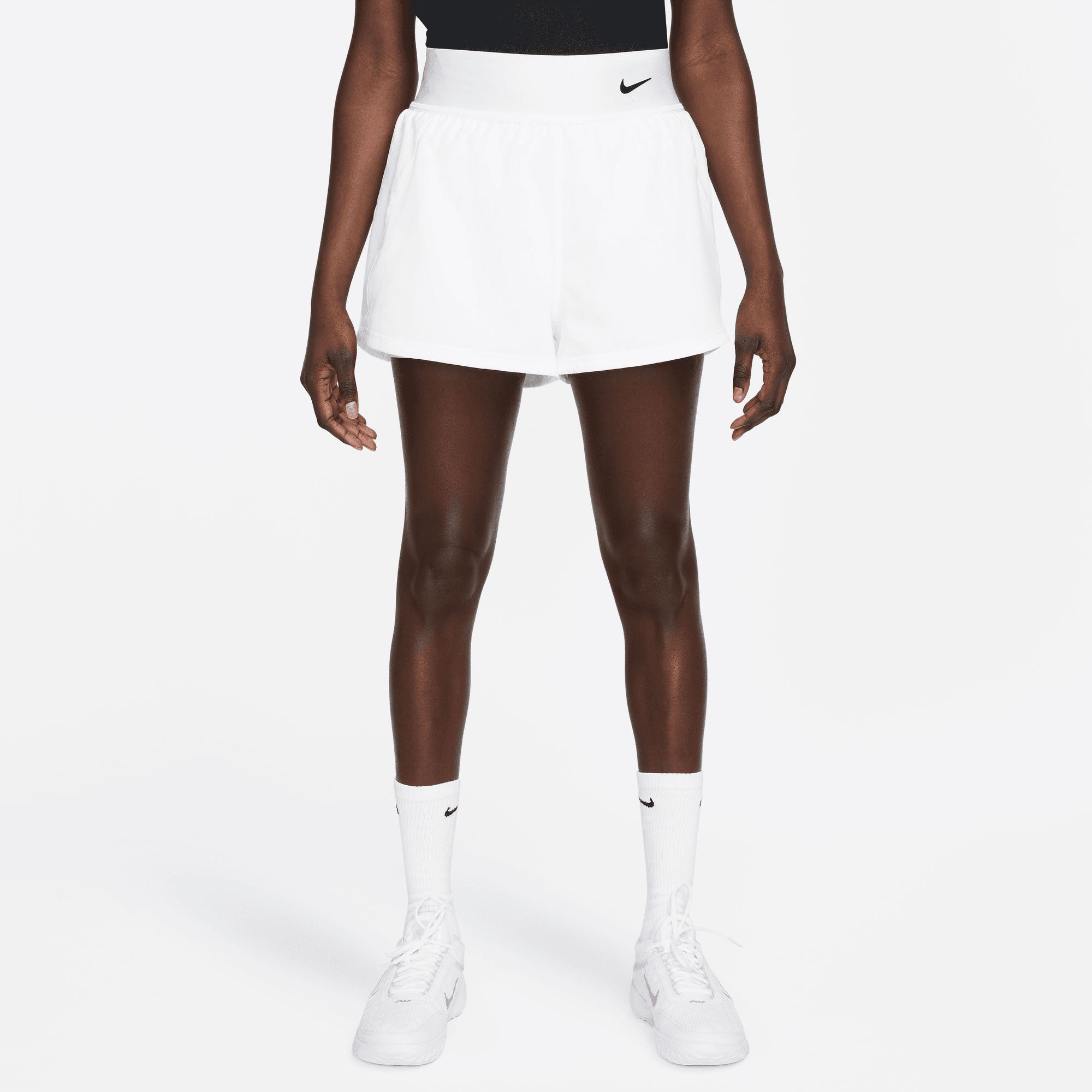 NikeCourt Dri-FIT Advantage Women's Tennis Shorts White (1)