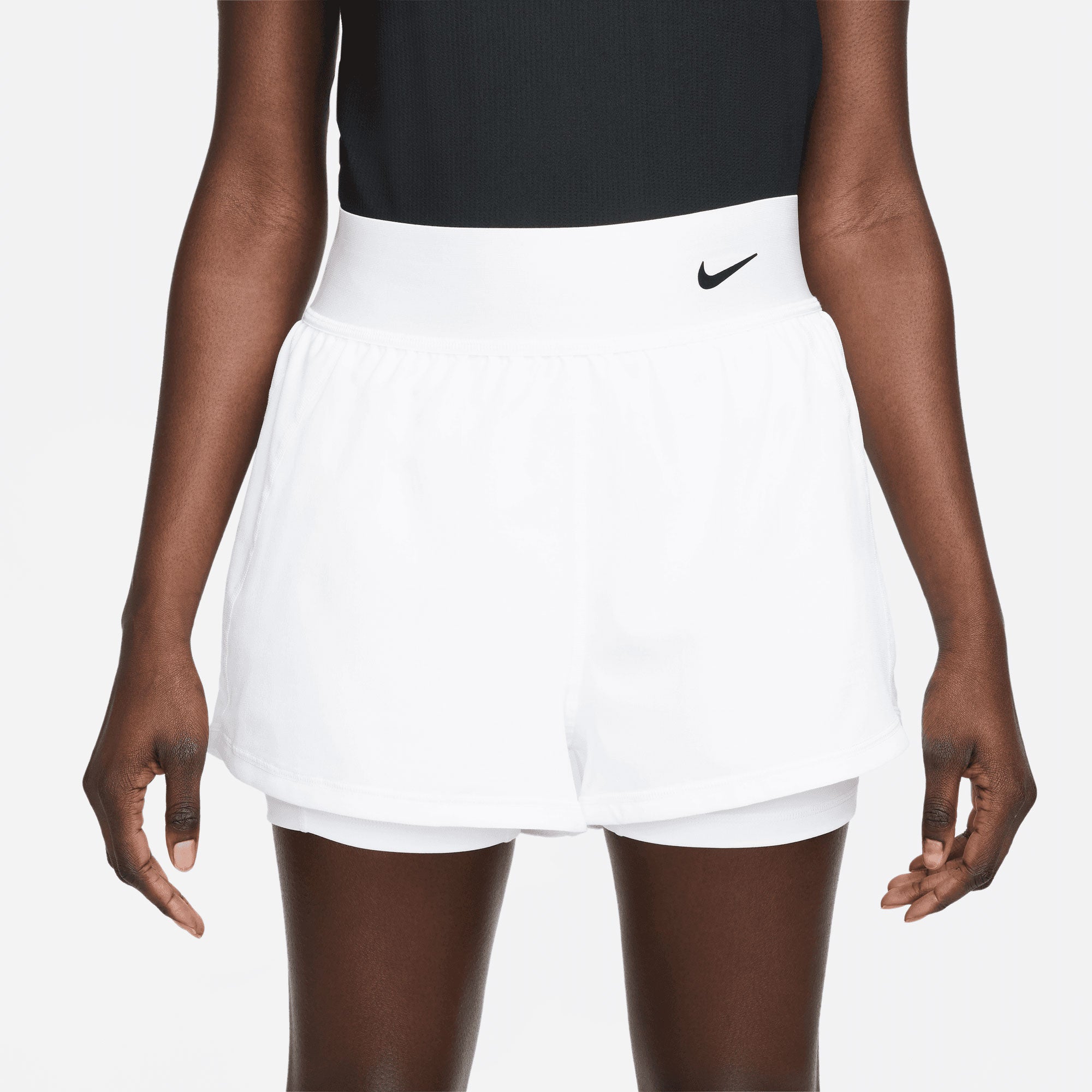 NikeCourt Dri-FIT Advantage Women's Tennis Shorts White (3)