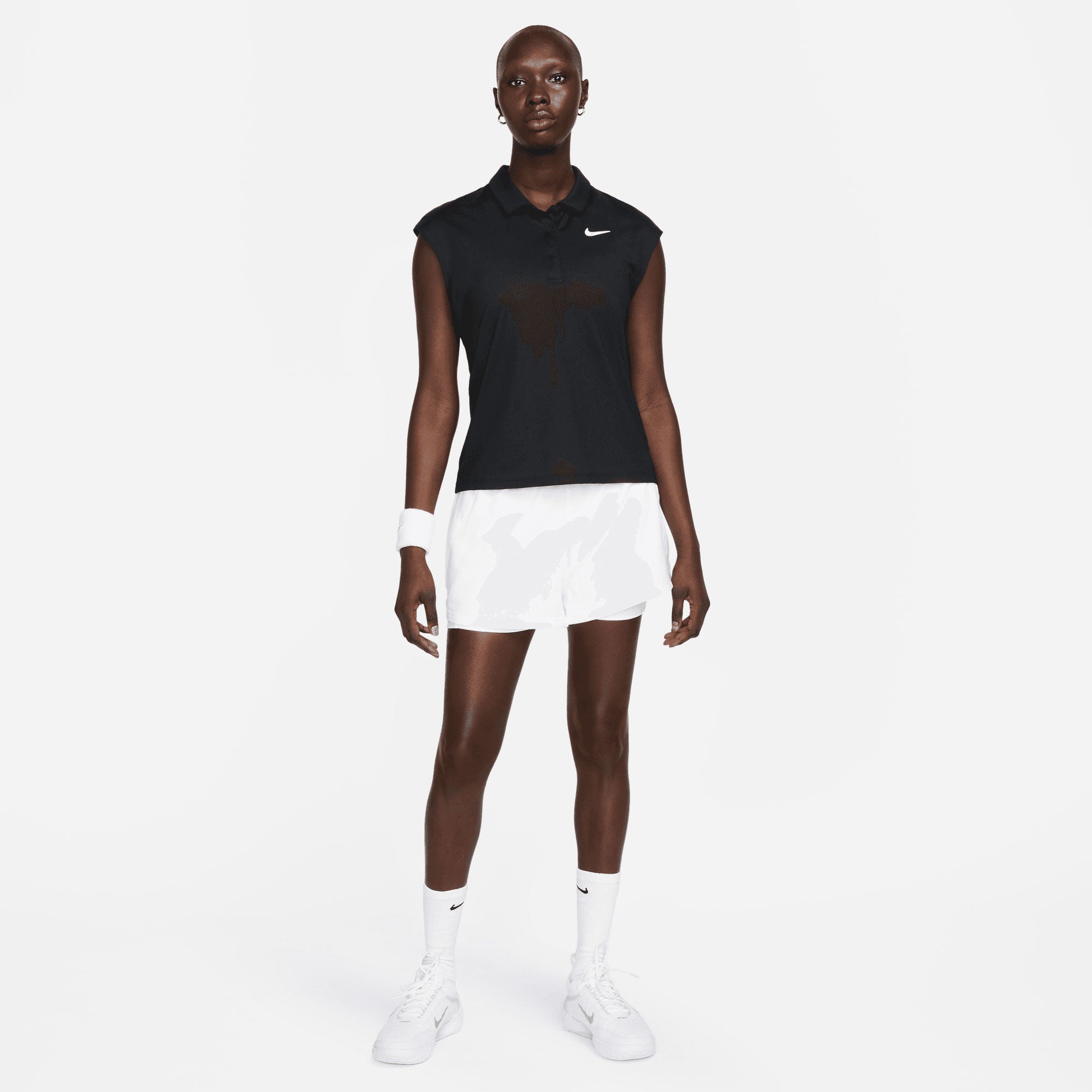 NikeCourt Dri-FIT Advantage Women's Tennis Shorts White (5)