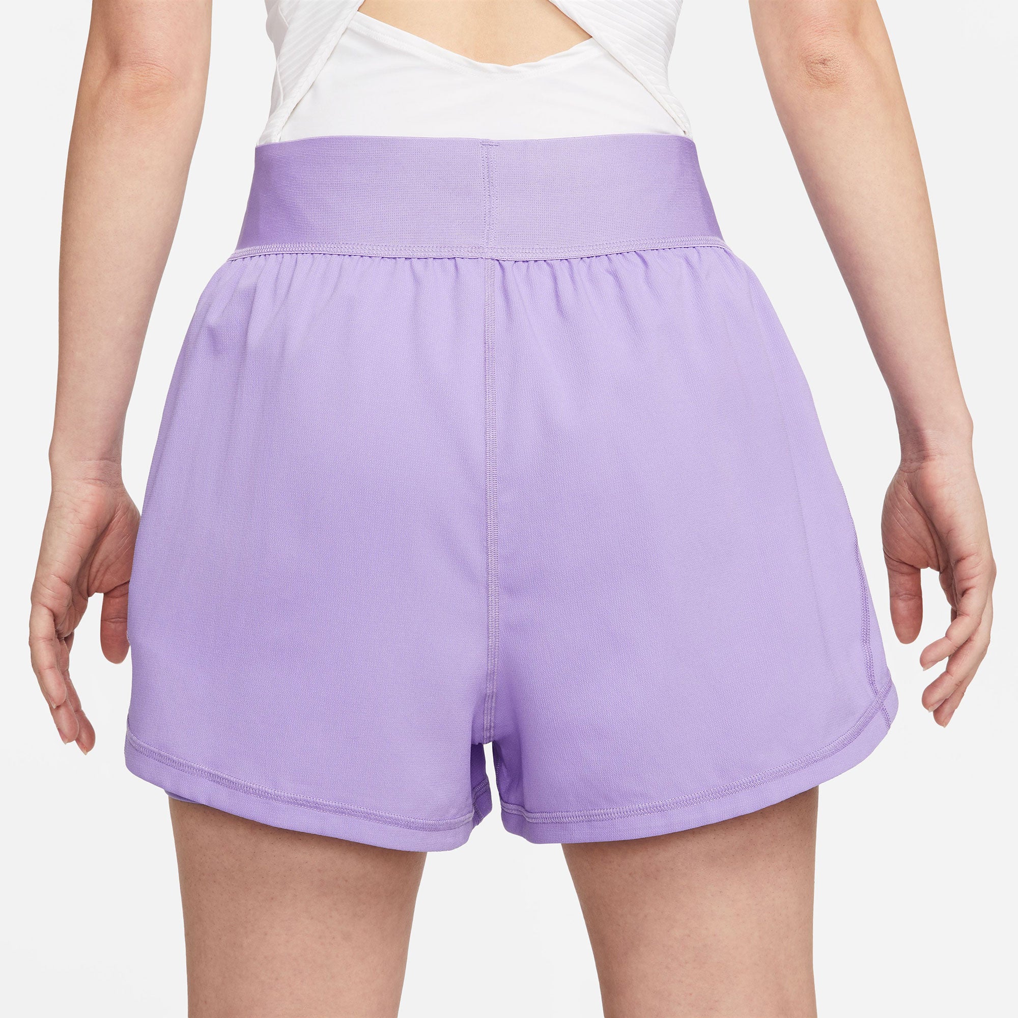 NikeCourt Dri-FIT Advantage Women's Tennis Shorts Purple (2)