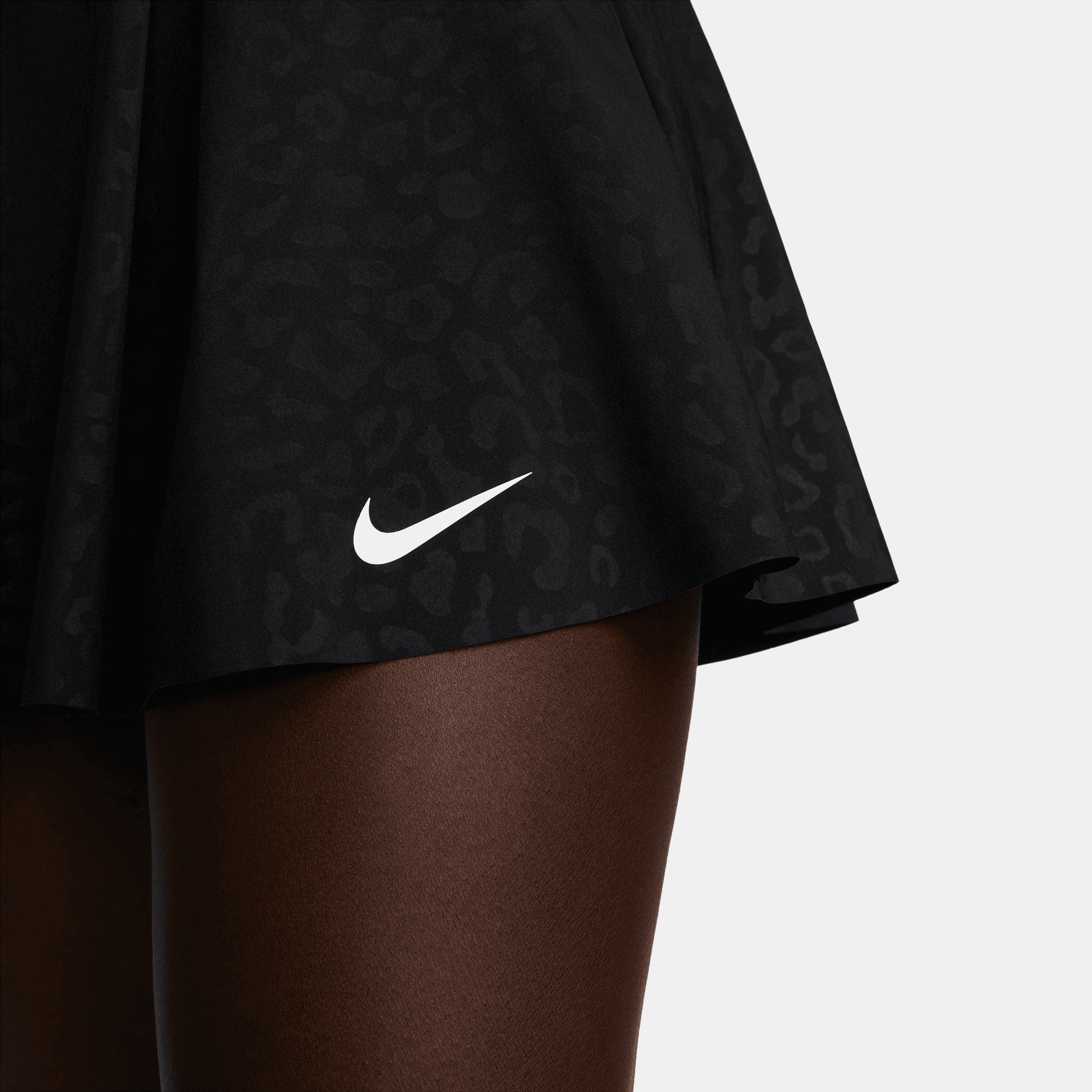NikeCourt Dri-FIT Club Women's Printed Tennis Skirt Black (4)