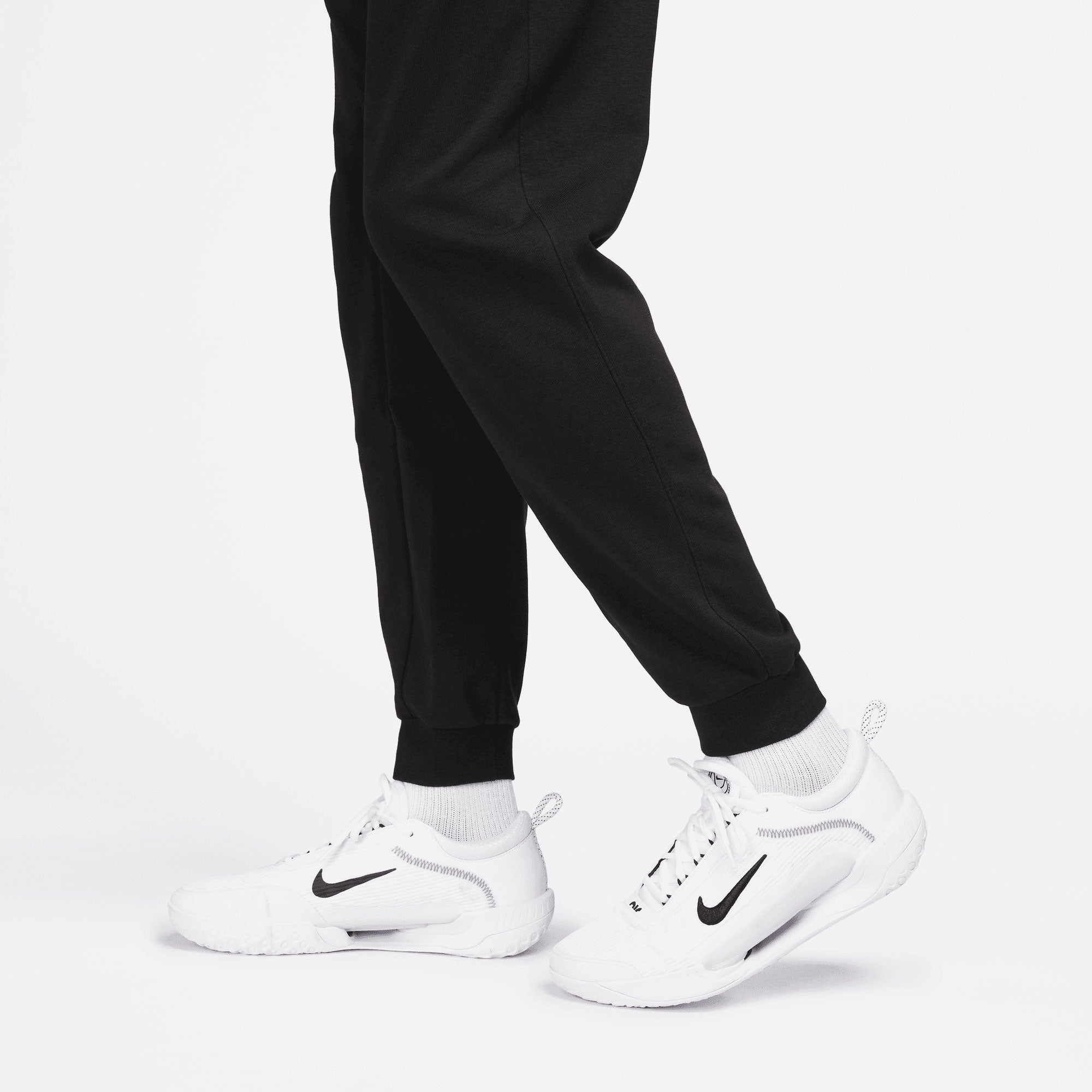 NikeCourt Heritage Men s Dri FIT Fleece Tennis Pants Black