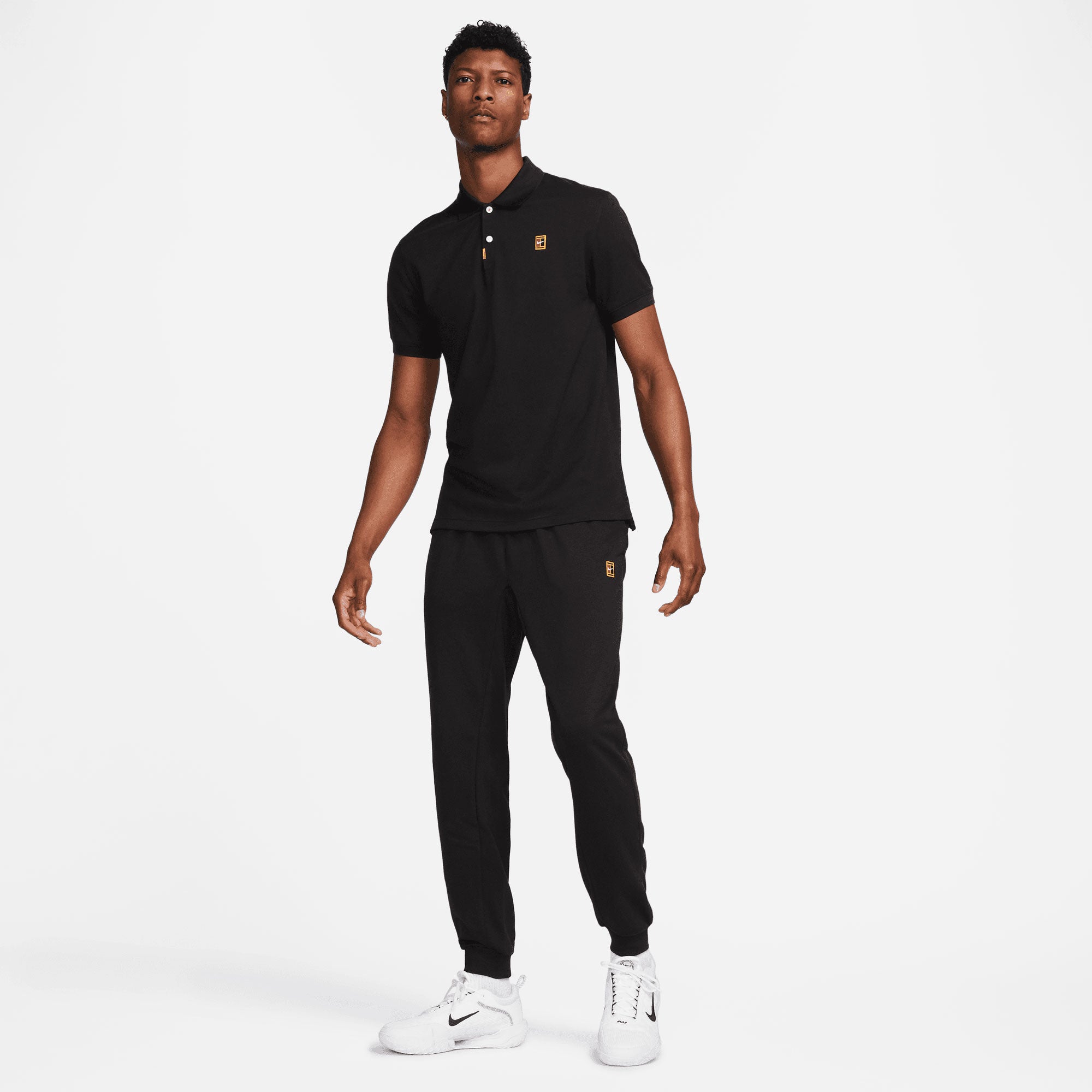 NikeCourt Dri-FIT Heritage Men's Fleece Tennis Pants Black (6)