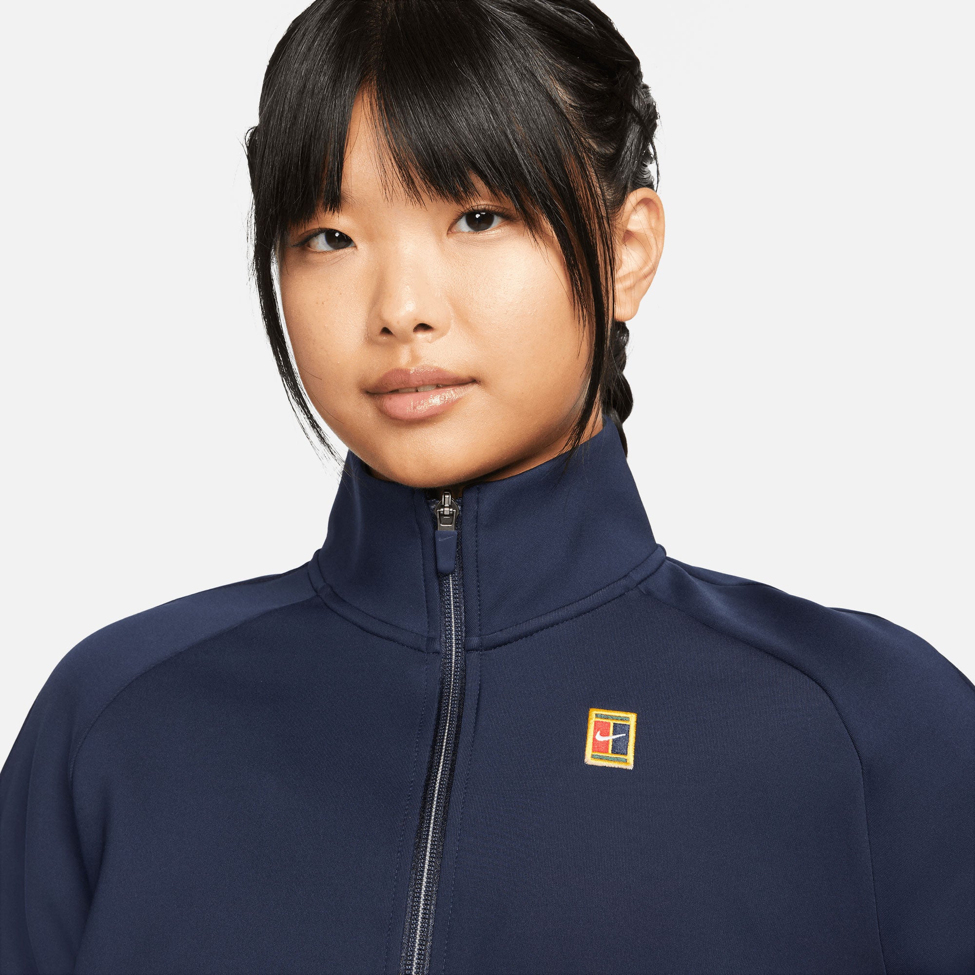 NikeCourt Dri-FIT Heritage Women's Full-Zip Tennis Jacket Blue (3)