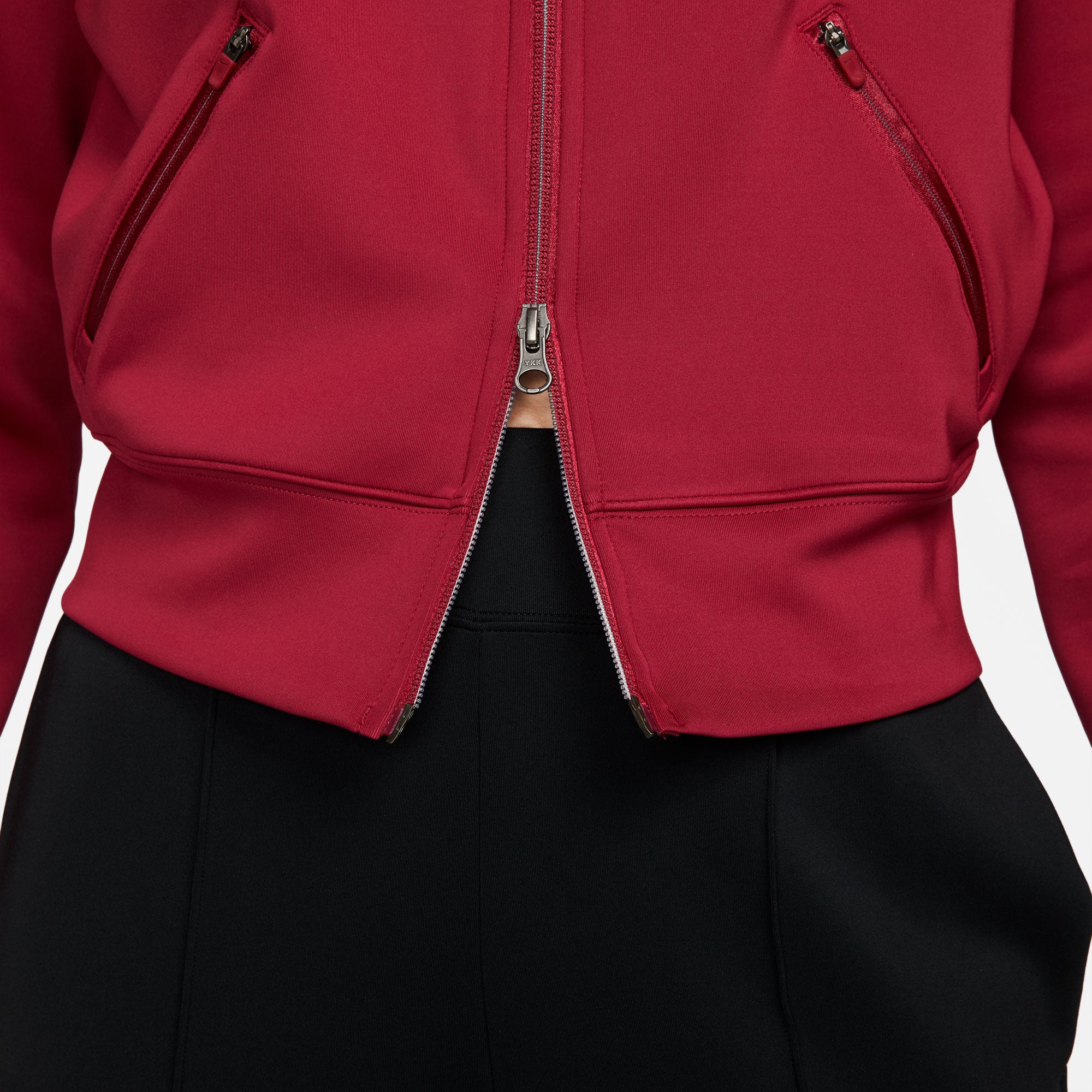 NikeCourt Dri-FIT Heritage Women's Full-Zip Tennis Jacket Red (6)