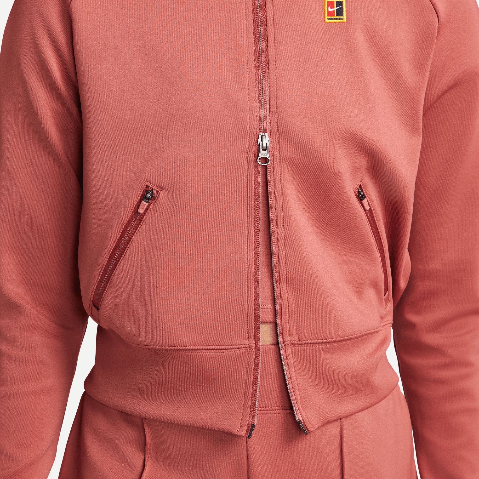 NikeCourt Dri-FIT Heritage Women's Full-Zip Tennis Jacket Red (5)