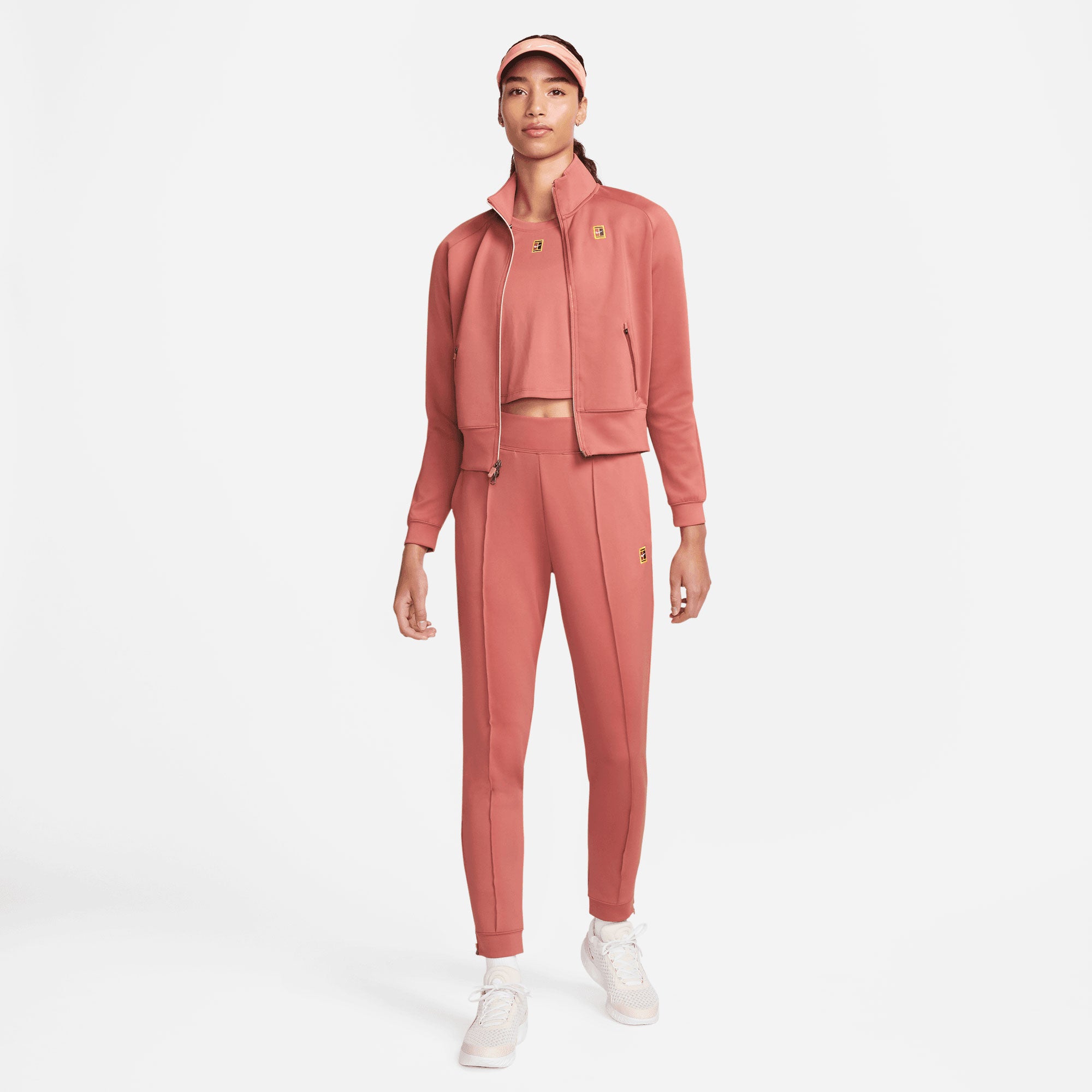 NikeCourt Dri-FIT Heritage Women's Full-Zip Tennis Jacket Red (6)