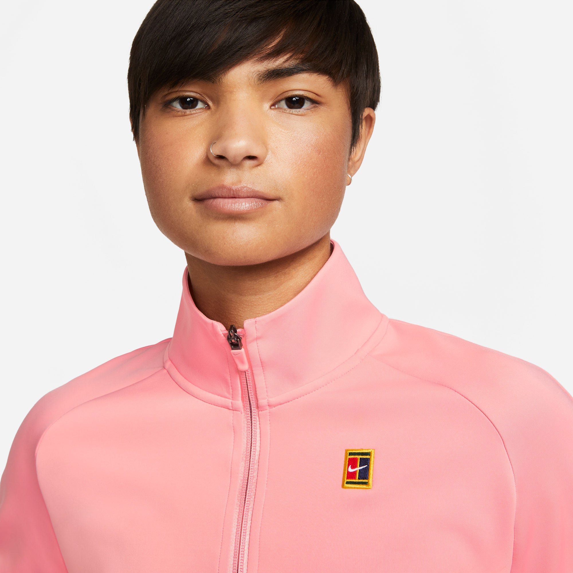 NikeCourt Dri-FIT Heritage Women's Full-Zip Tennis Jacket Pink (4)