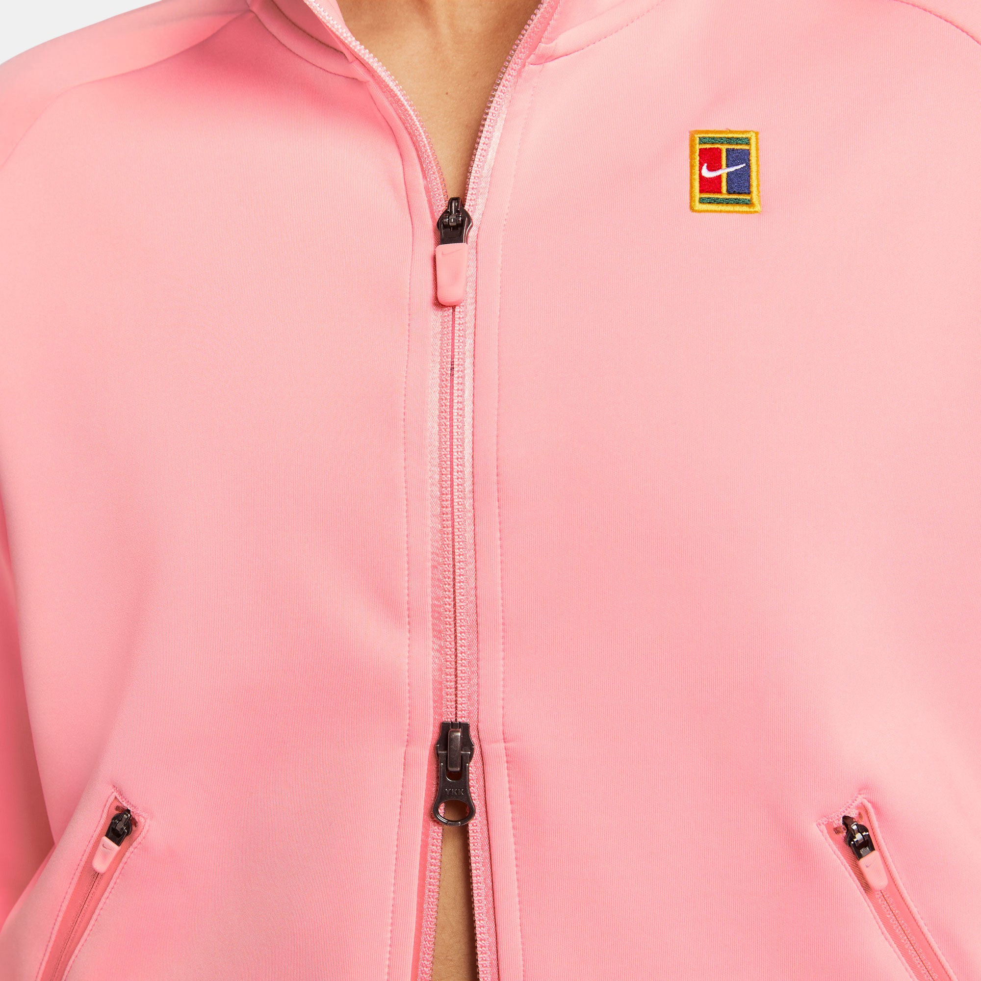 NikeCourt Dri-FIT Heritage Women's Full-Zip Tennis Jacket Pink (5)