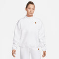 NikeCourt Dri-FIT Heritage Women's Half-Zip Tennis Jacket White (1)