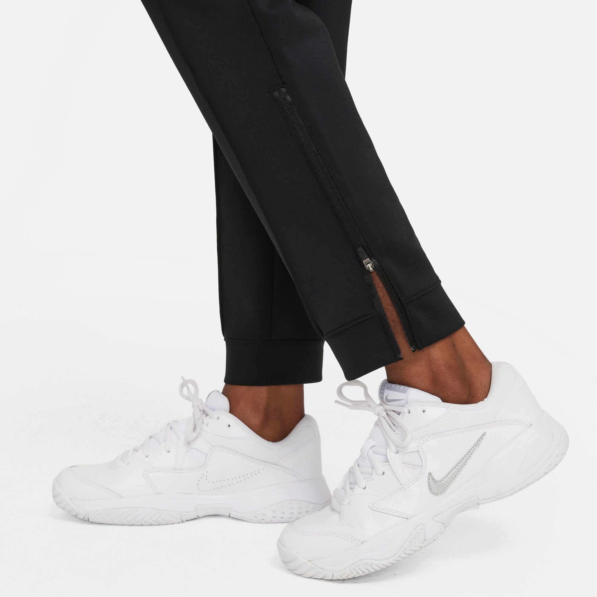 NikeCourt Dri-FIT Heritage Women's Knit Tennis Pants Black (5)