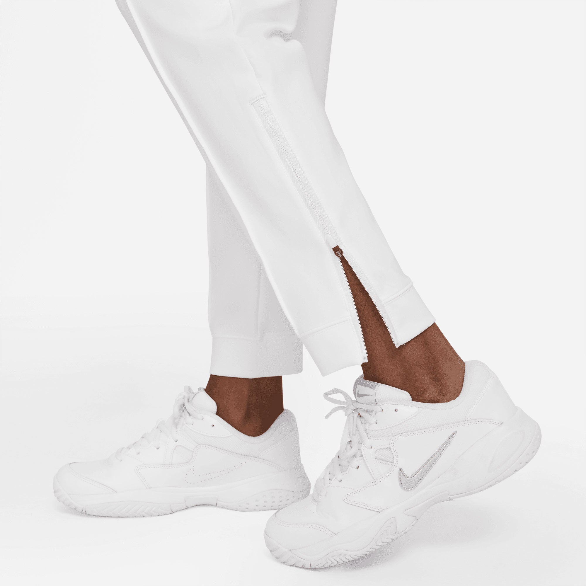NikeCourt Dri-FIT Heritage Women's Knit Tennis Pants White (5)
