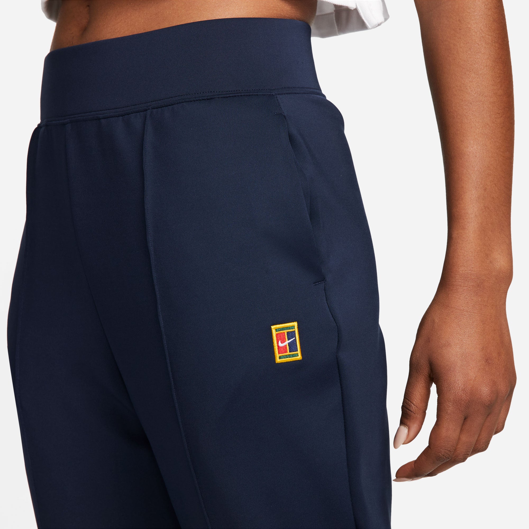 NikeCourt Dri-FIT Heritage Women's Knit Tennis Pants Blue (4)