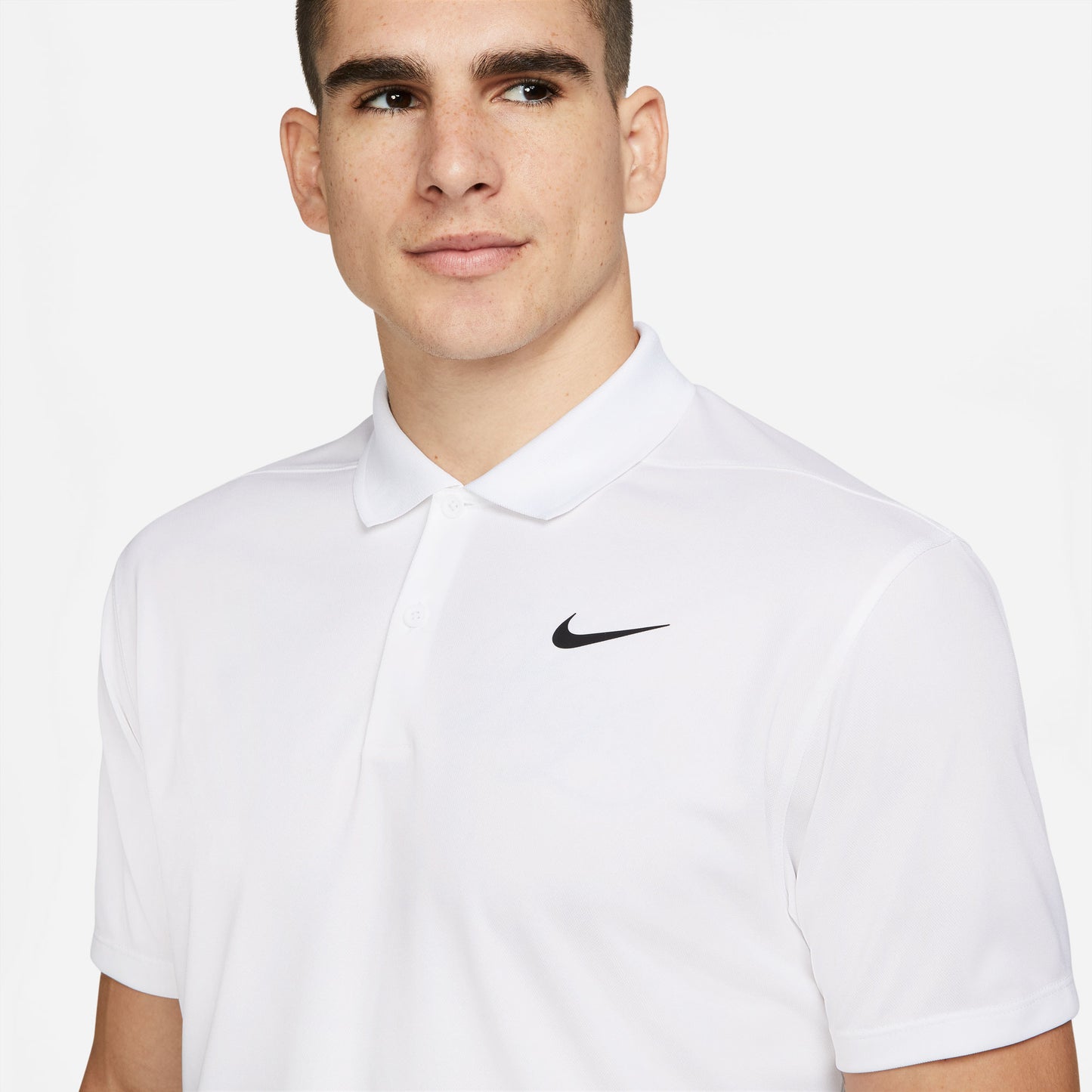 NikeCourt Dri-FIT Men's Pique Tennis Polo White (4)