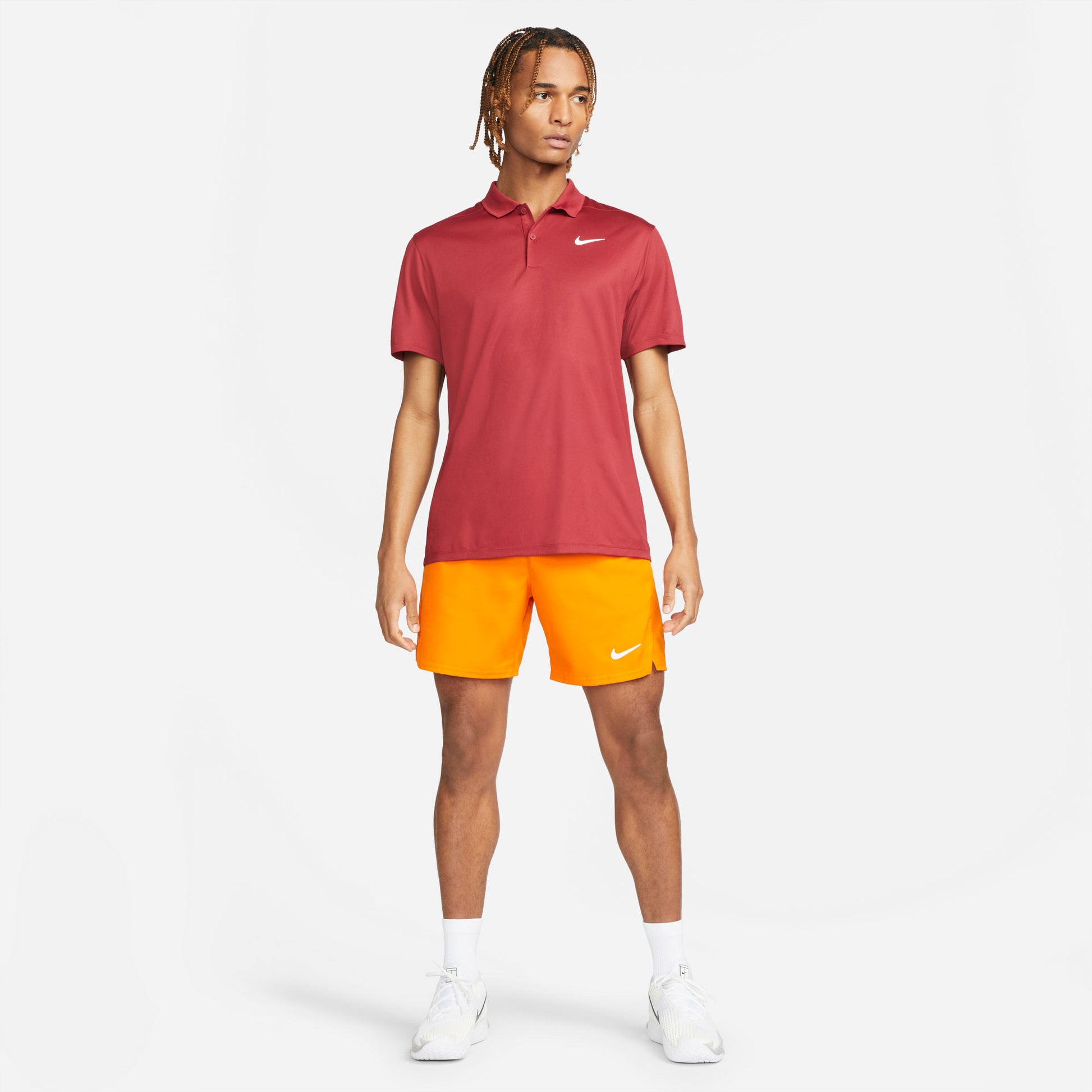 NikeCourt Dri-FIT Men's Pique Tennis Polo Red (3)