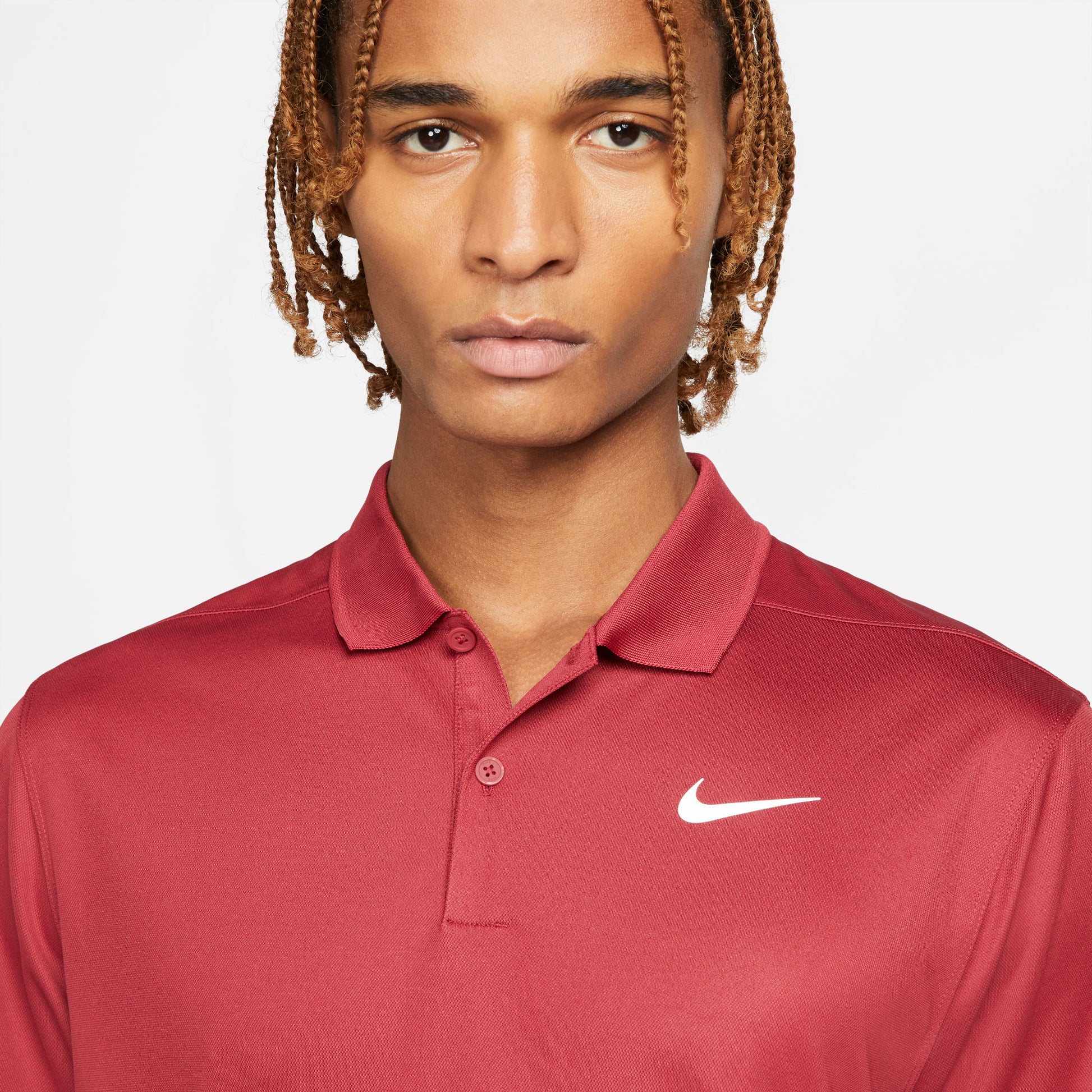 NikeCourt Dri-FIT Men's Pique Tennis Polo Red (4)