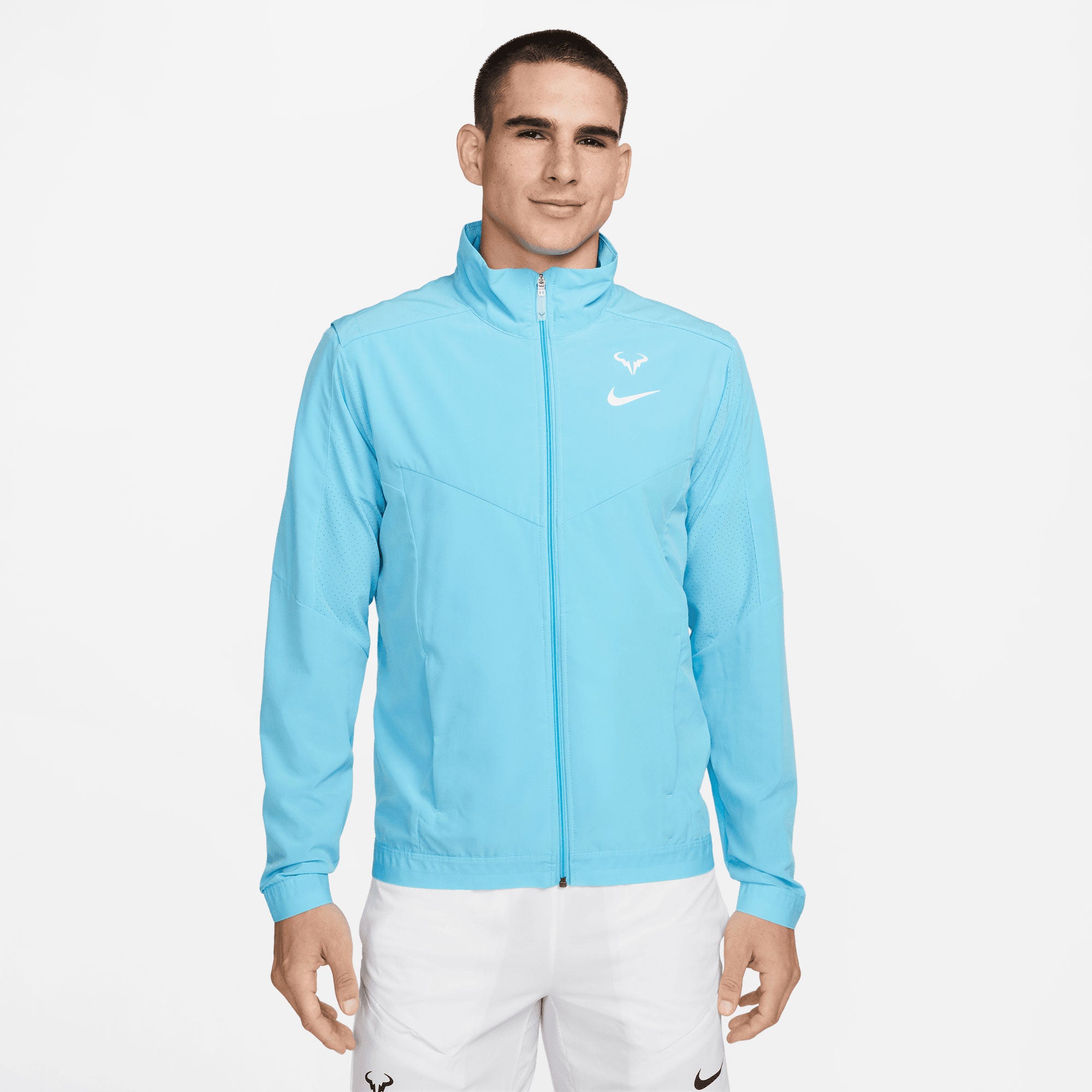 NikeCourt Dri-FIT Rafa Men's Tennis Jacket Blue (1)