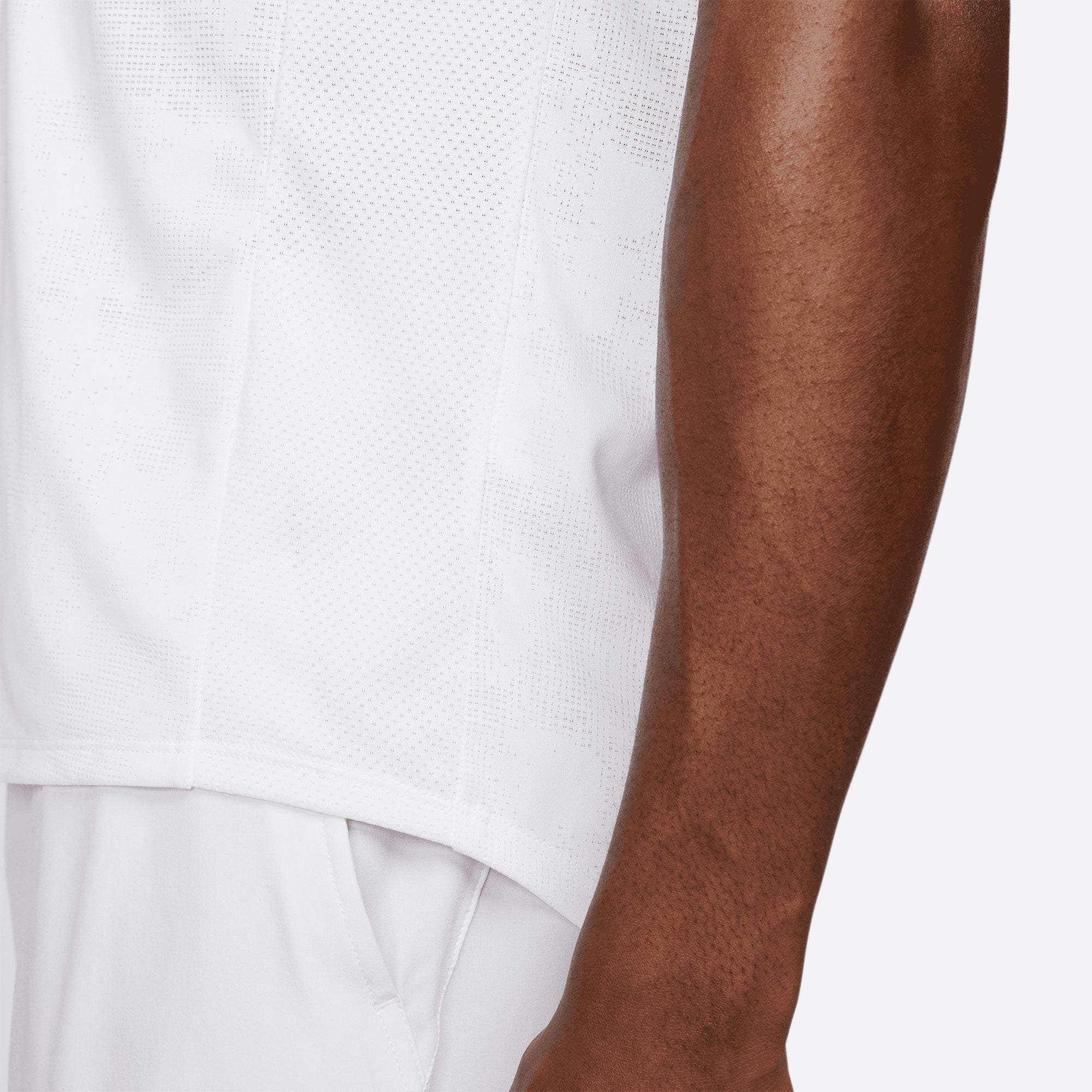 NikeCourt Dri-FIT Slam London Men's Tennis Shirt White (4)