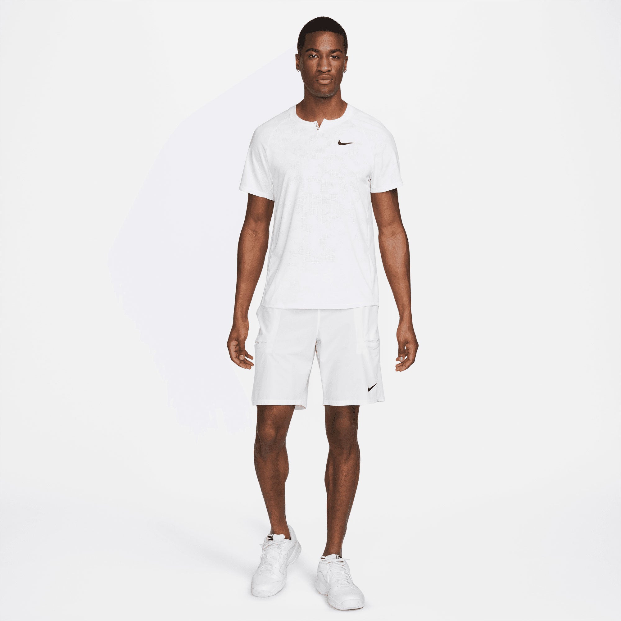 NikeCourt Dri-FIT Slam London Men's Tennis Shirt White (5)