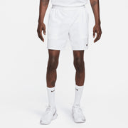 NikeCourt Dri-FIT Slam London Men's Tennis Shorts White (1)