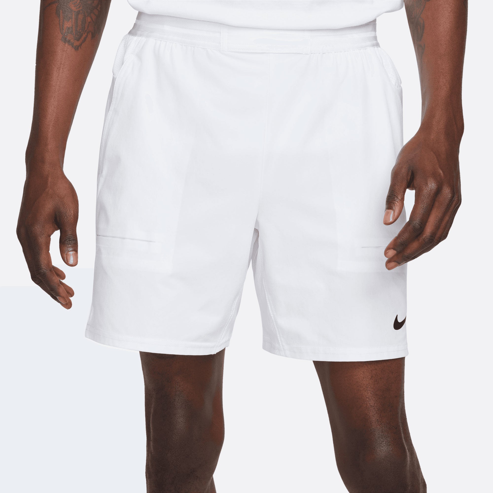 NikeCourt Dri-FIT Slam London Men's Tennis Shorts White (3)