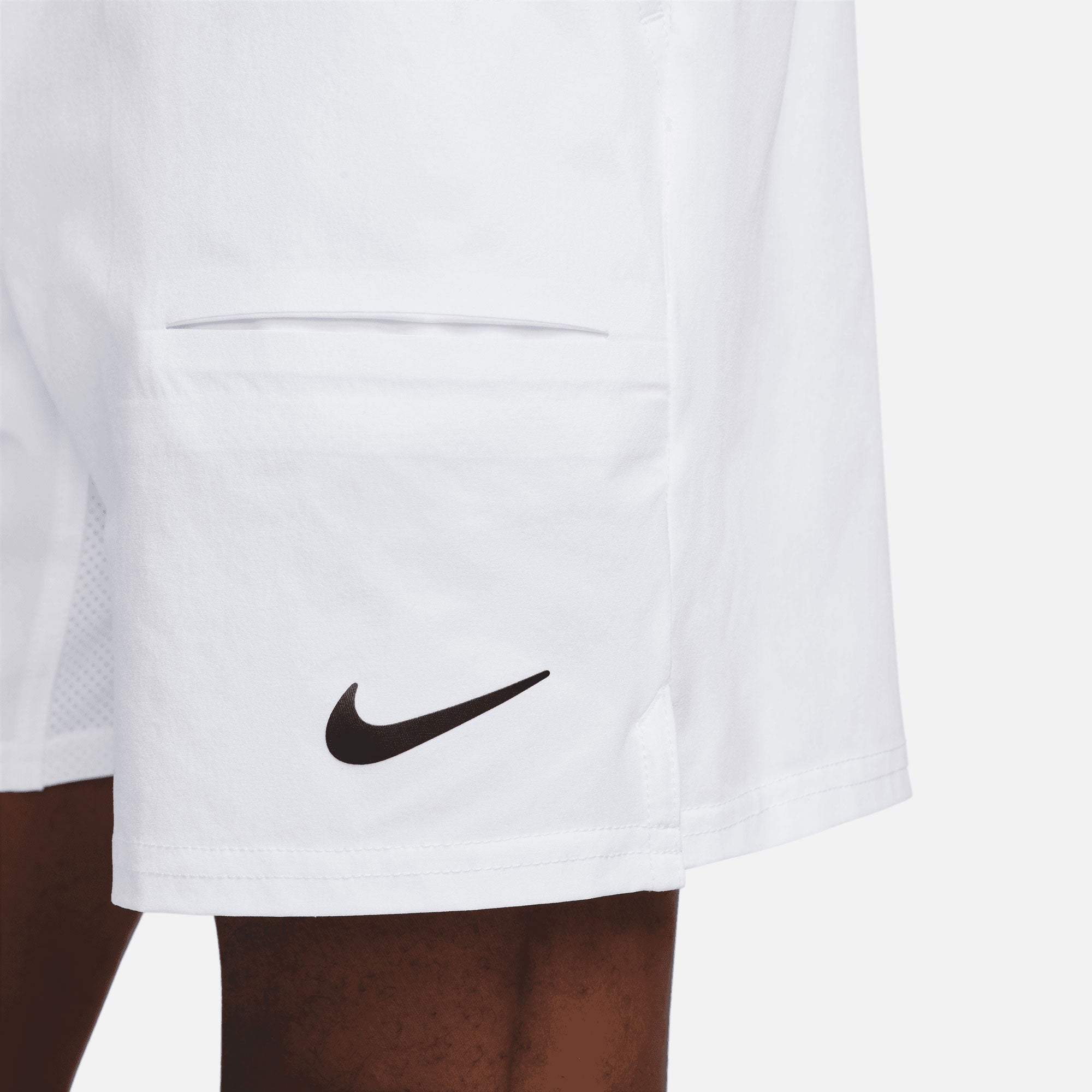 NikeCourt Dri-FIT Slam London Men's Tennis Shorts White (5)