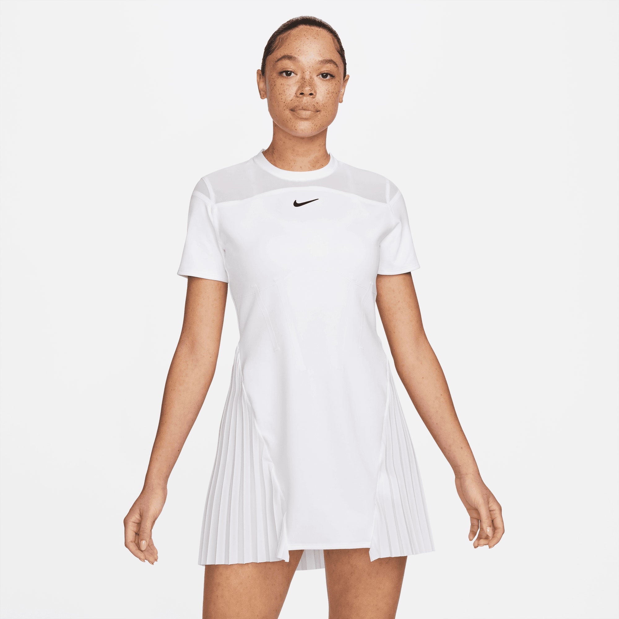 NikeCourt Dri-FIT Slam London Women's Tennis Dress White (1)