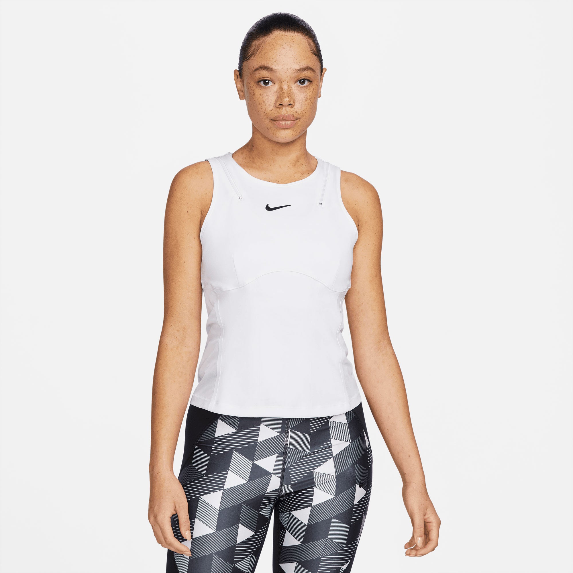 NikeCourt Dri-FIT Slam London Women's Tennis Tank White (1)