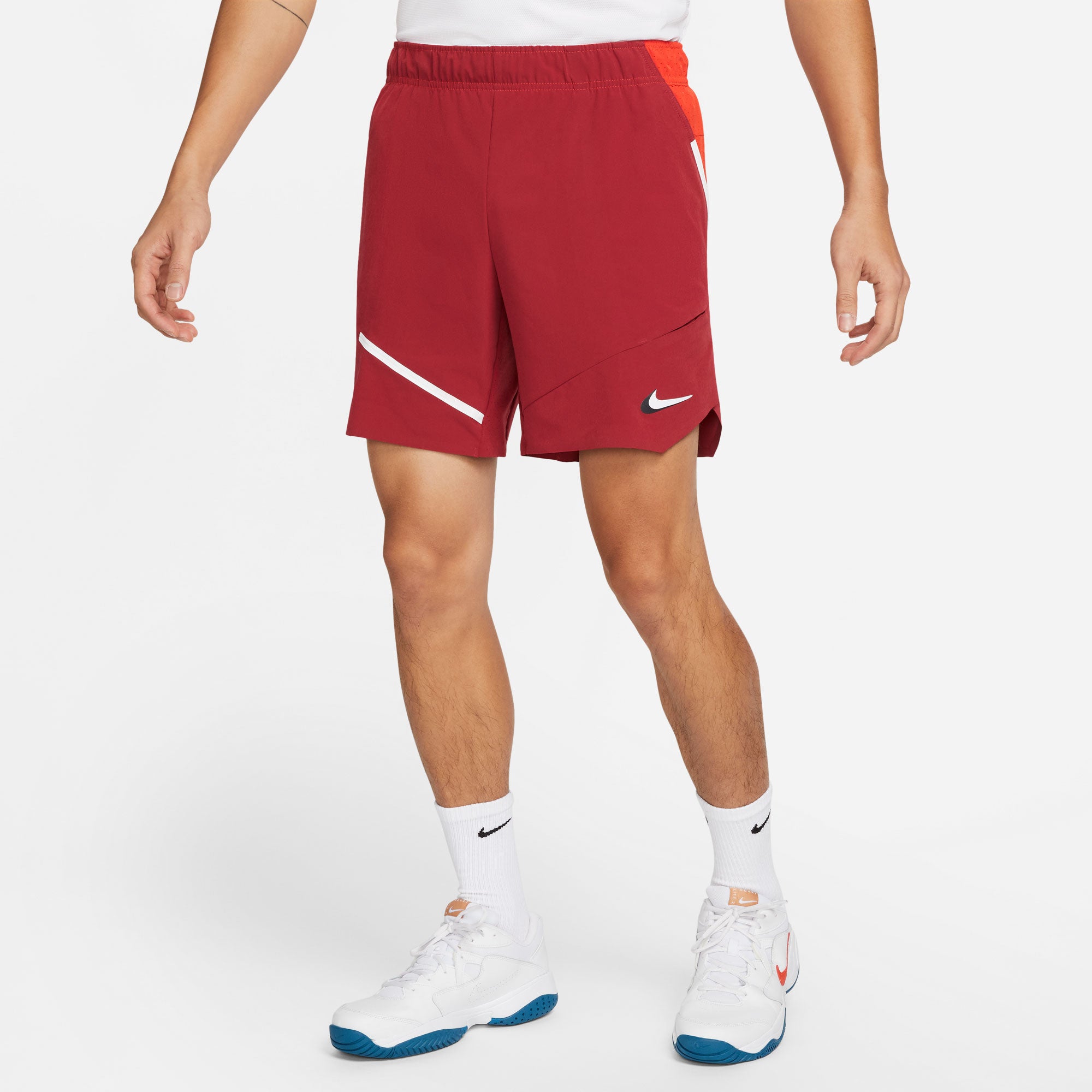 NikeCourt Dri-FIT Slam Melbourne Men's 7-Inch Tennis Shorts Red (1)