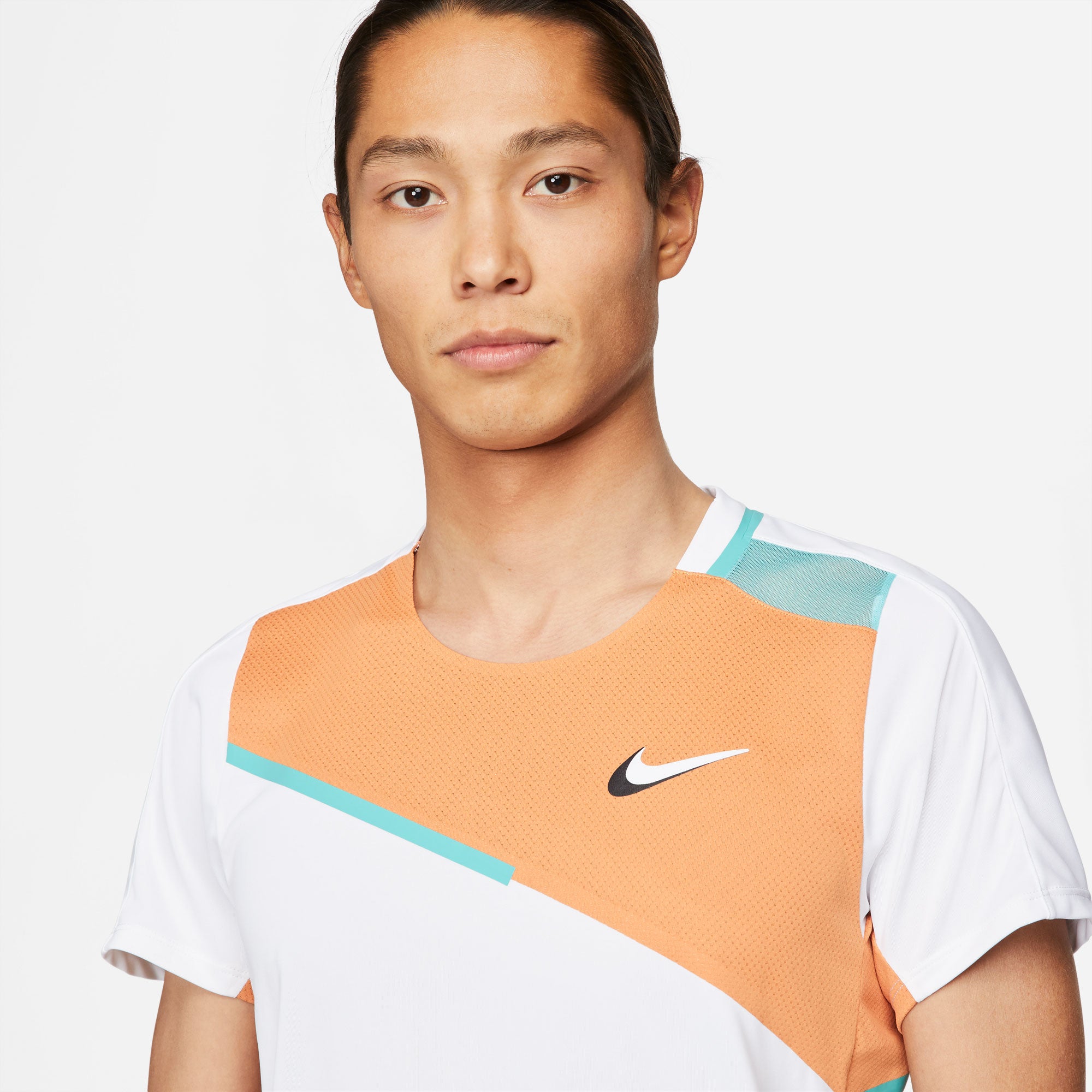 NikeCourt Dri-FIT Slam Melbourne Men's Tennis Shirt White (4)