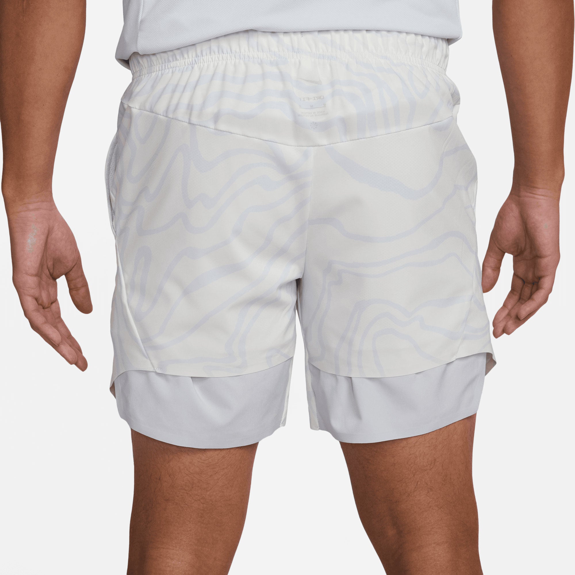 NikeCourt Dri-FIT Slam Melbourne Men's Tennis Shorts Grey (2)