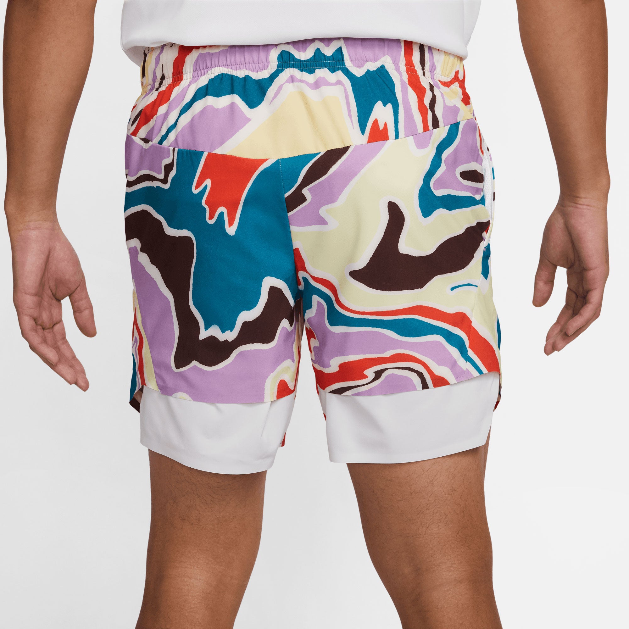NikeCourt Dri-FIT Slam Melbourne Men's Tennis Shorts Multicolor (2)