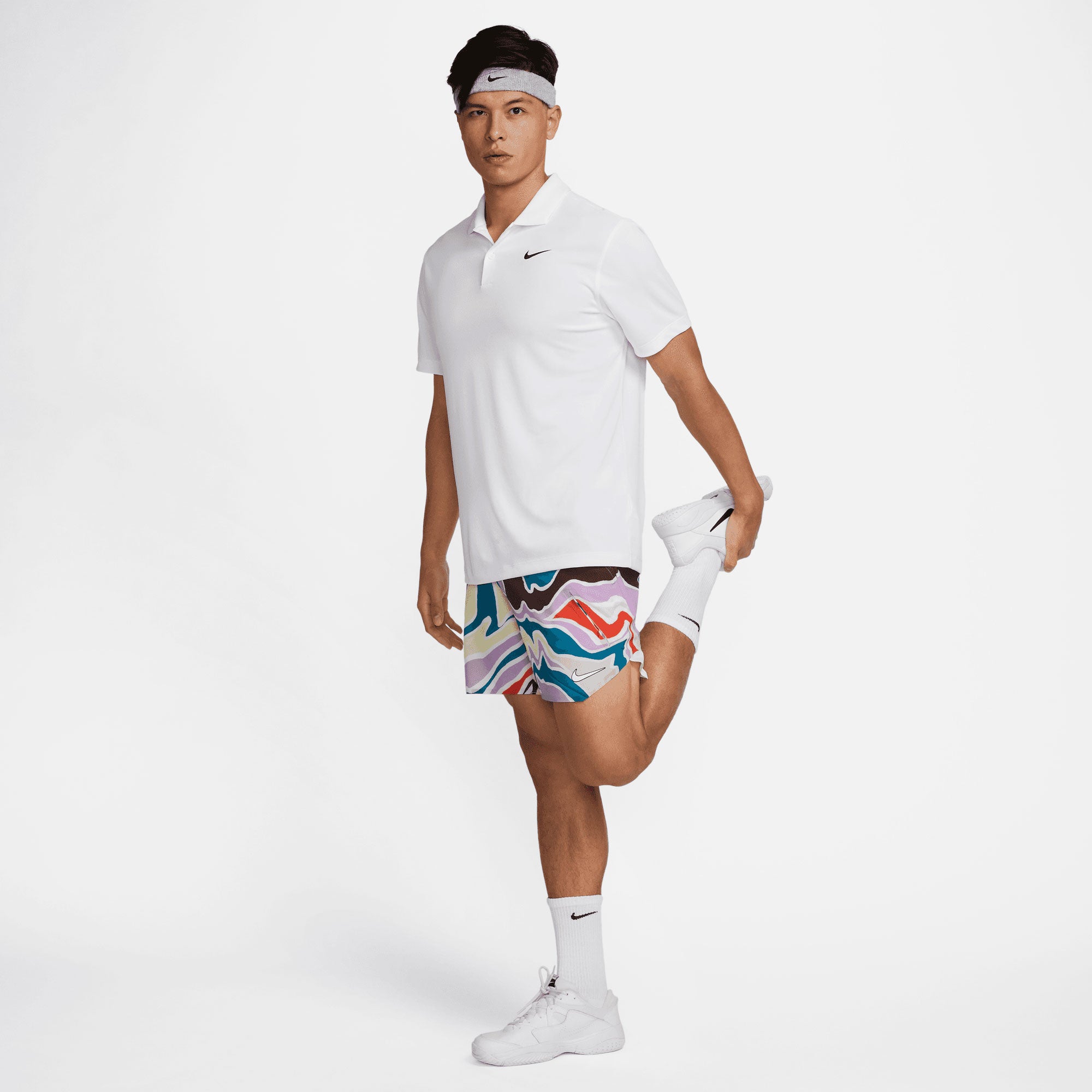 NikeCourt Dri-FIT Slam Melbourne Men's Tennis Shorts Multicolor (6)