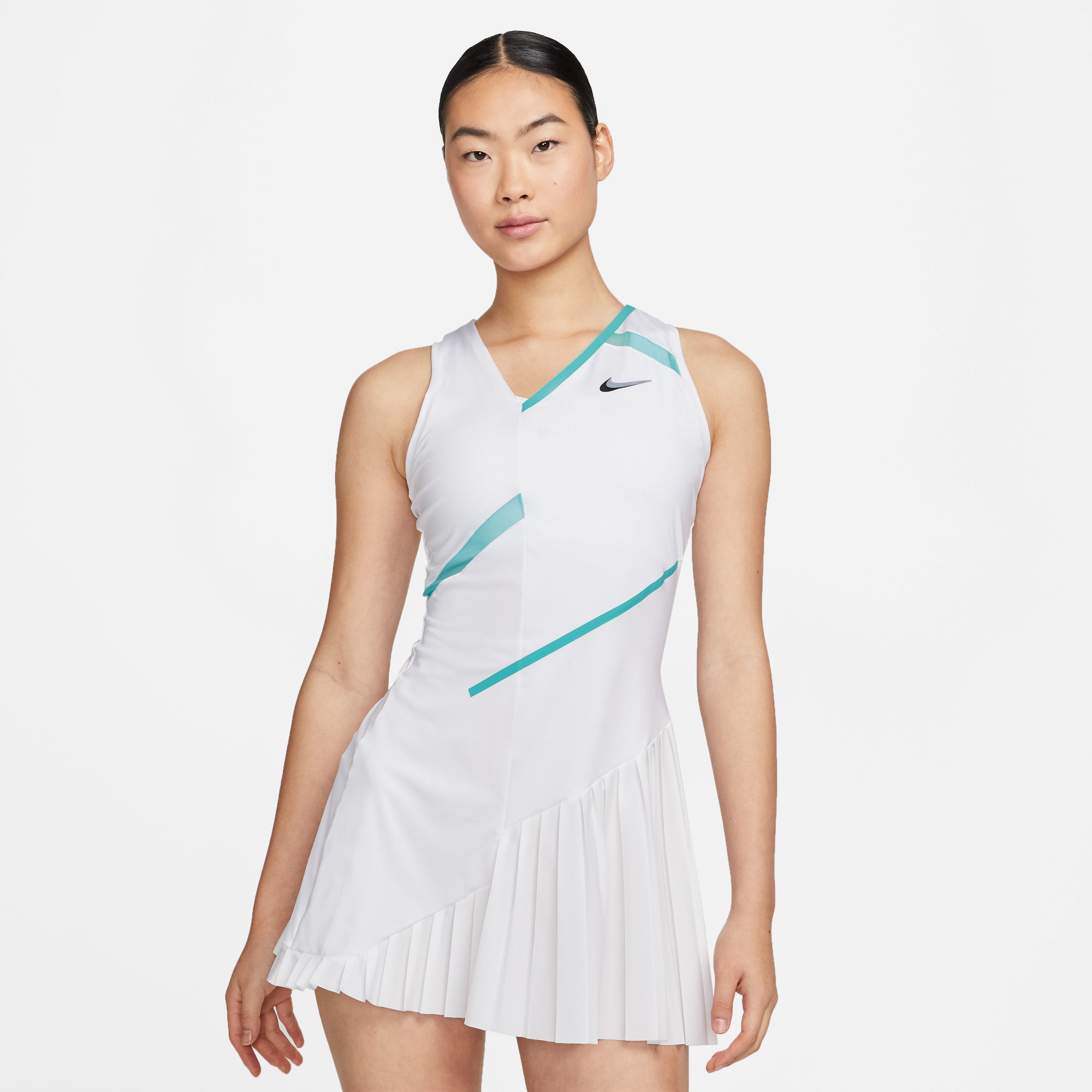 NikeCourt Dri-FIT Slam Melbourne Women's Tennis Dress White (1)