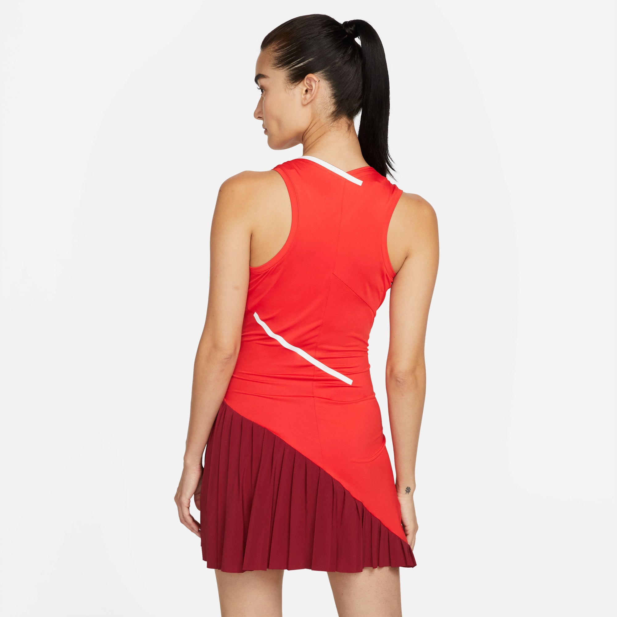 NikeCourt Dri-FIT Slam Melbourne Women's Tennis Dress Red (2)