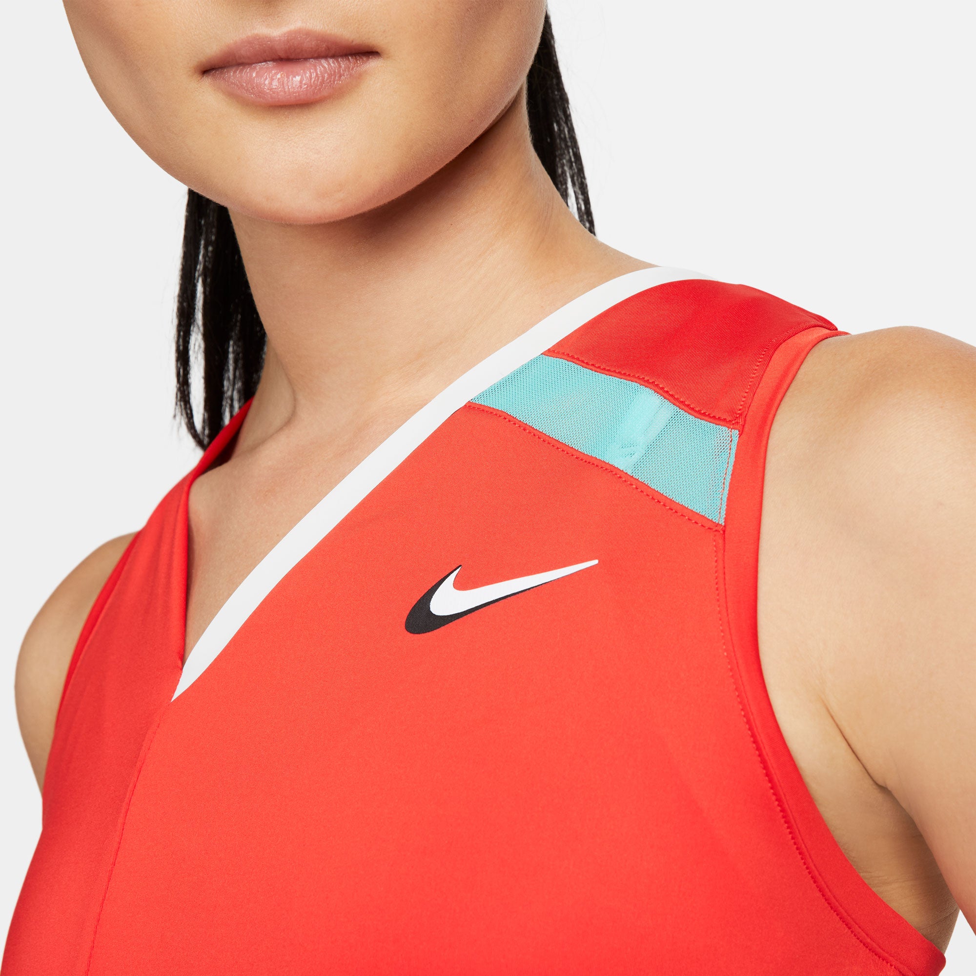 NikeCourt Dri-FIT Slam Melbourne Women's Tennis Dress Red (4)